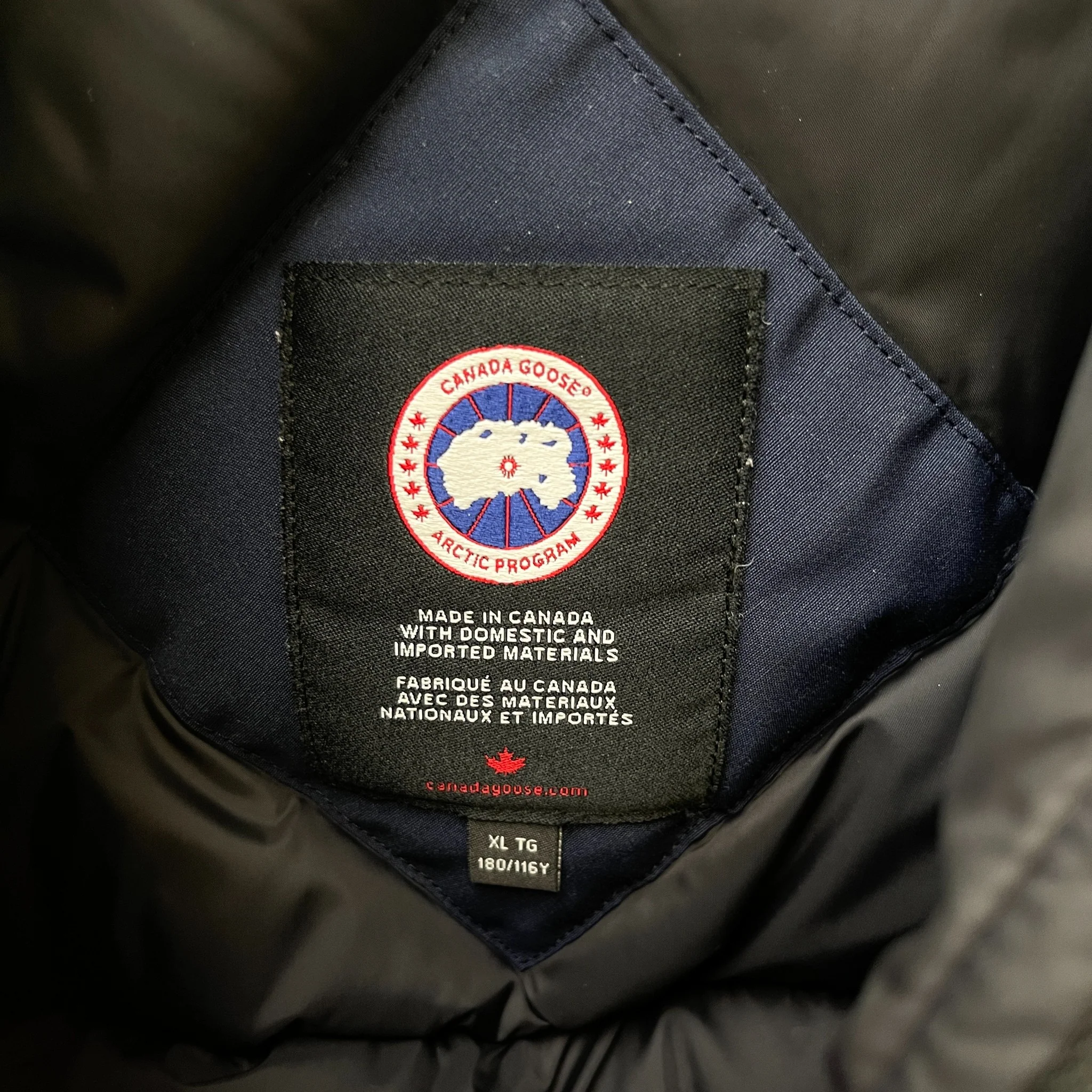 Men's Chilliwack Bomber Down Jacket Navy Size XL - Image 8