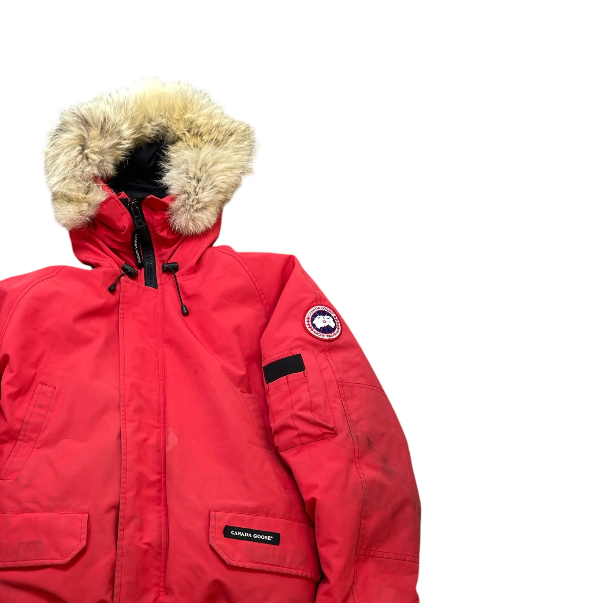 Men's Chilliwack Bomber Down Jacket Red Size L - Image 3