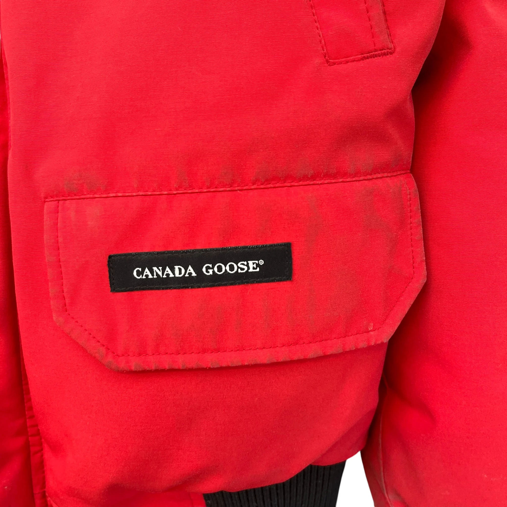 Men's Chilliwack Bomber Down Jacket Red Size XS - Image 5