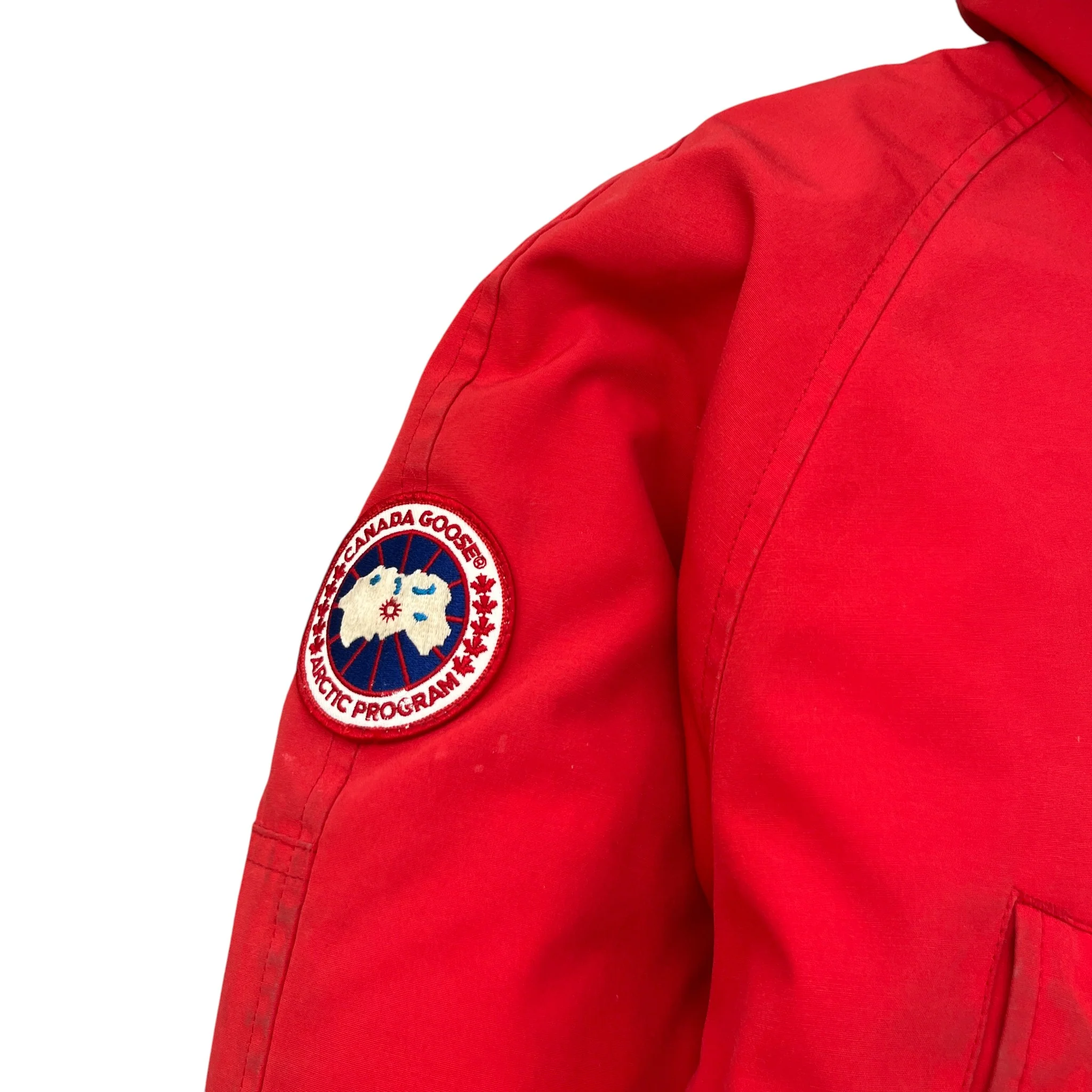 Men's Chilliwack Bomber Down Jacket Red Size XS - Image 6