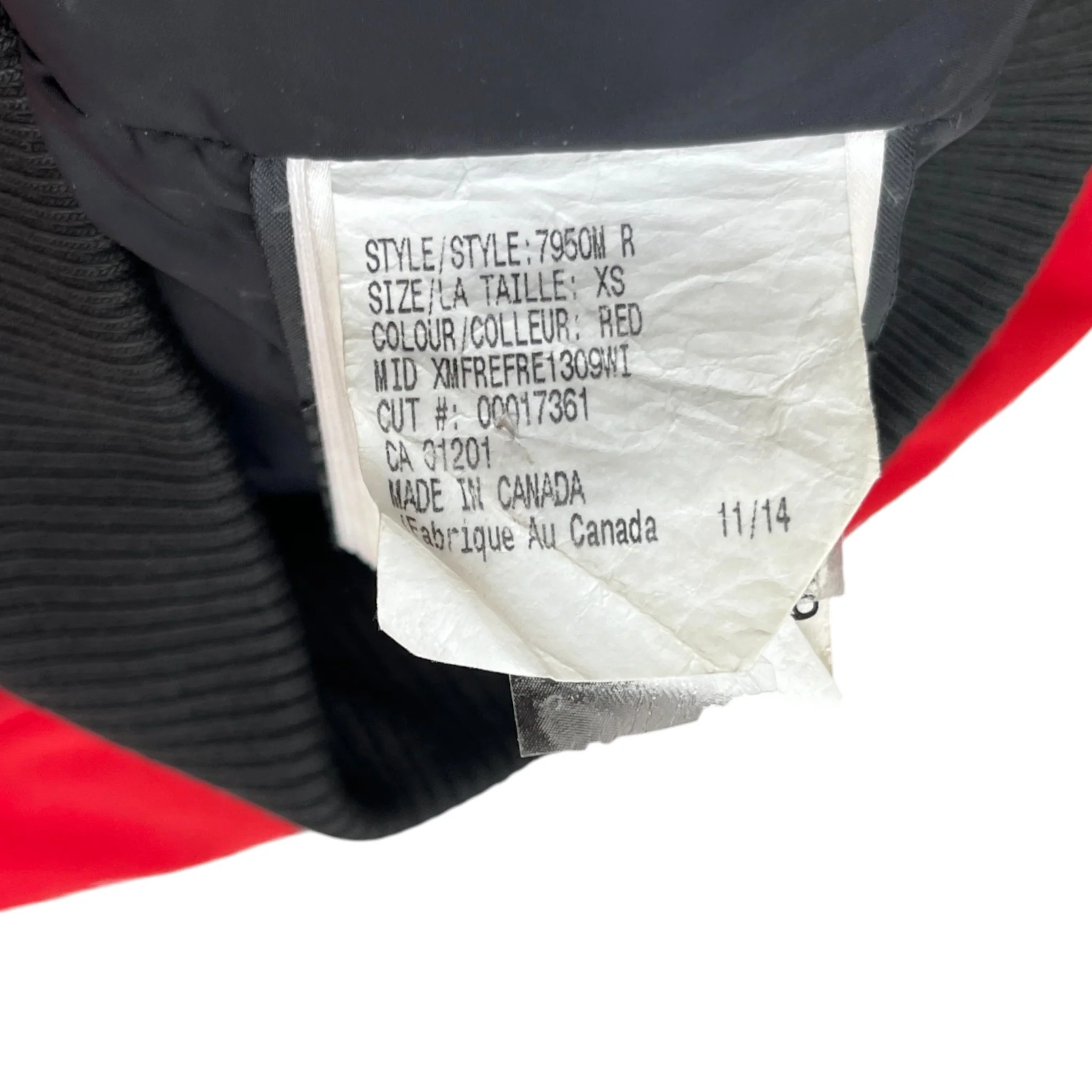 Men's Chilliwack Bomber Down Jacket Red Size XS - Image 7