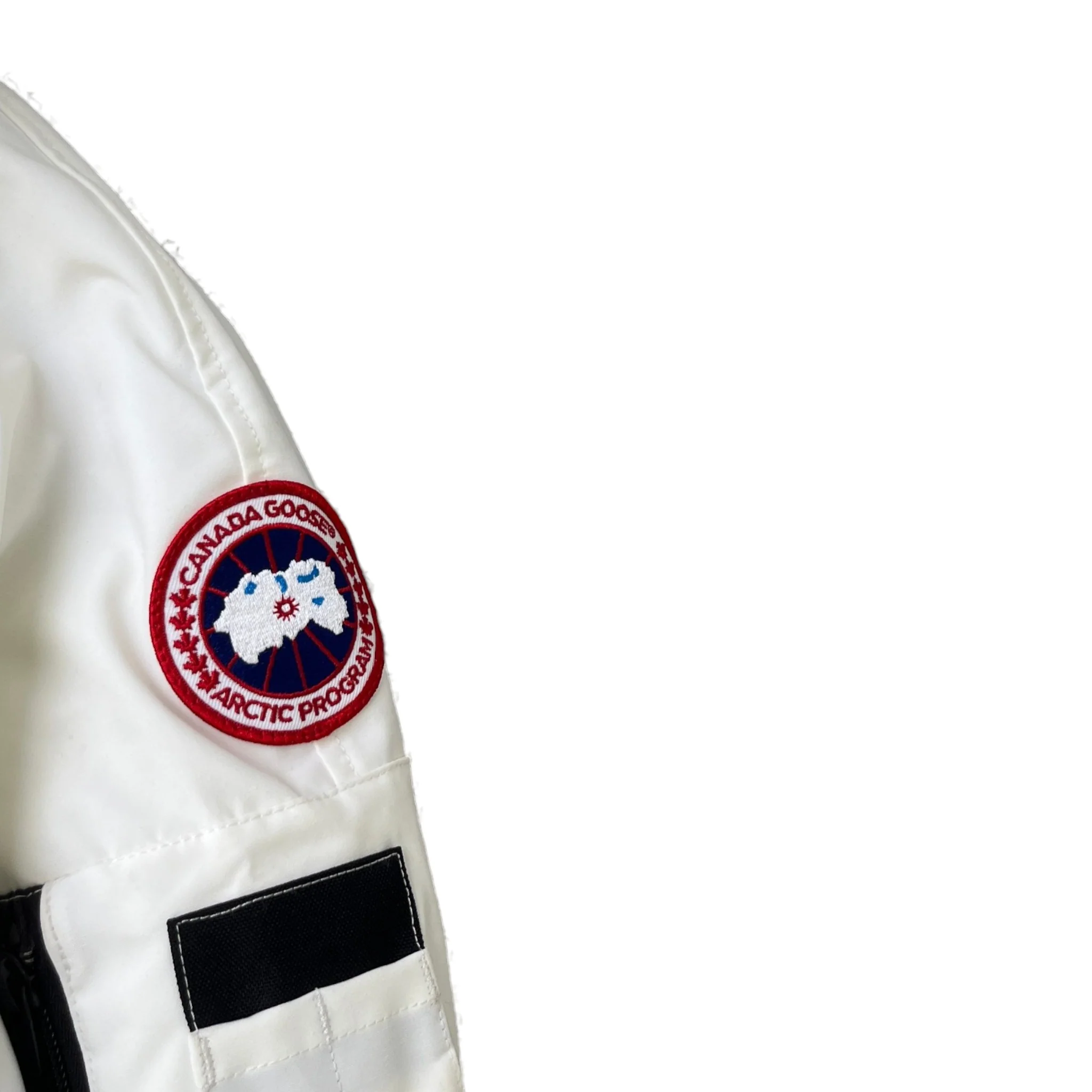 Men's Chilliwack Bomber Down Jacket White Size M - Image 5