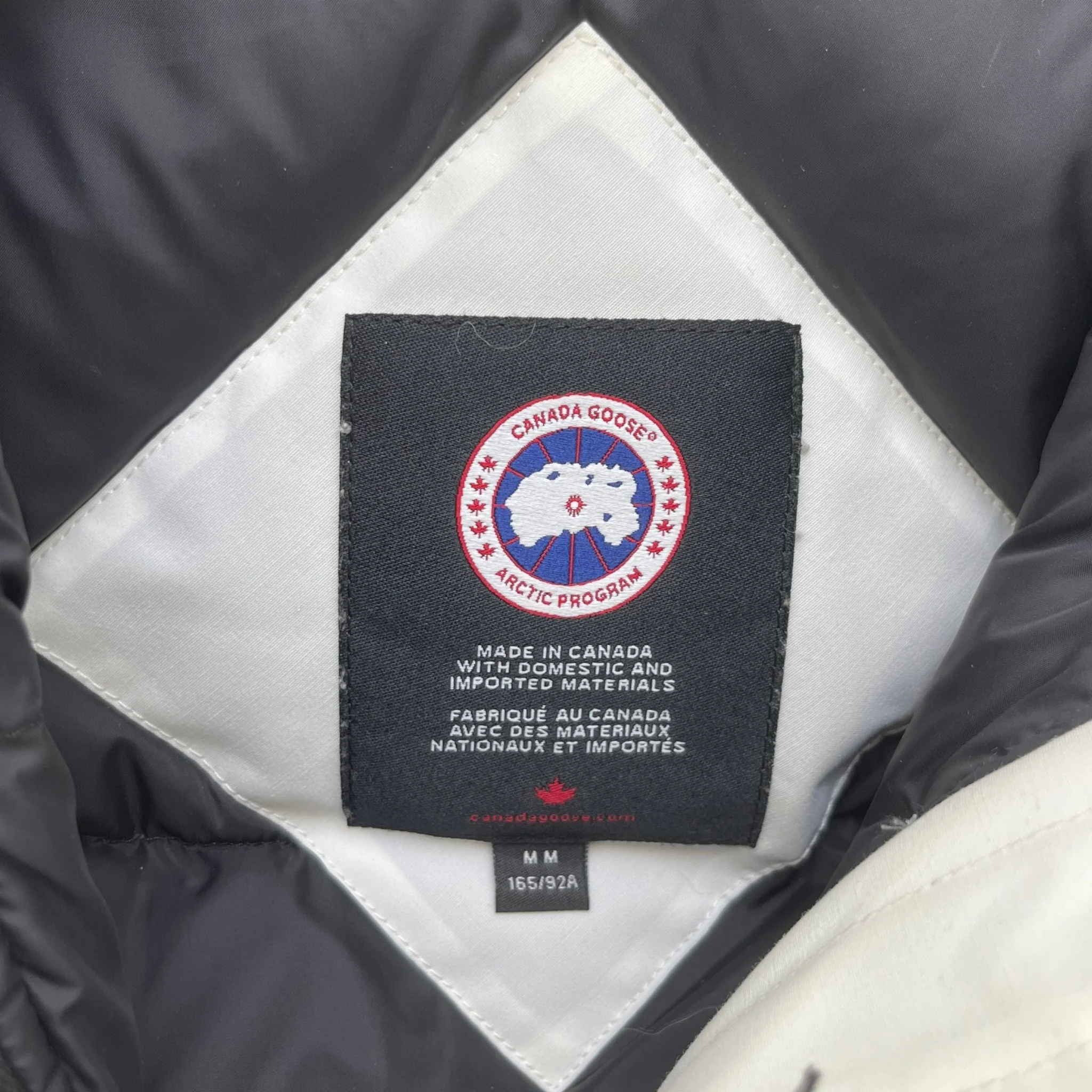 Men's Chilliwack Bomber Down Jacket White Size M - Image 8