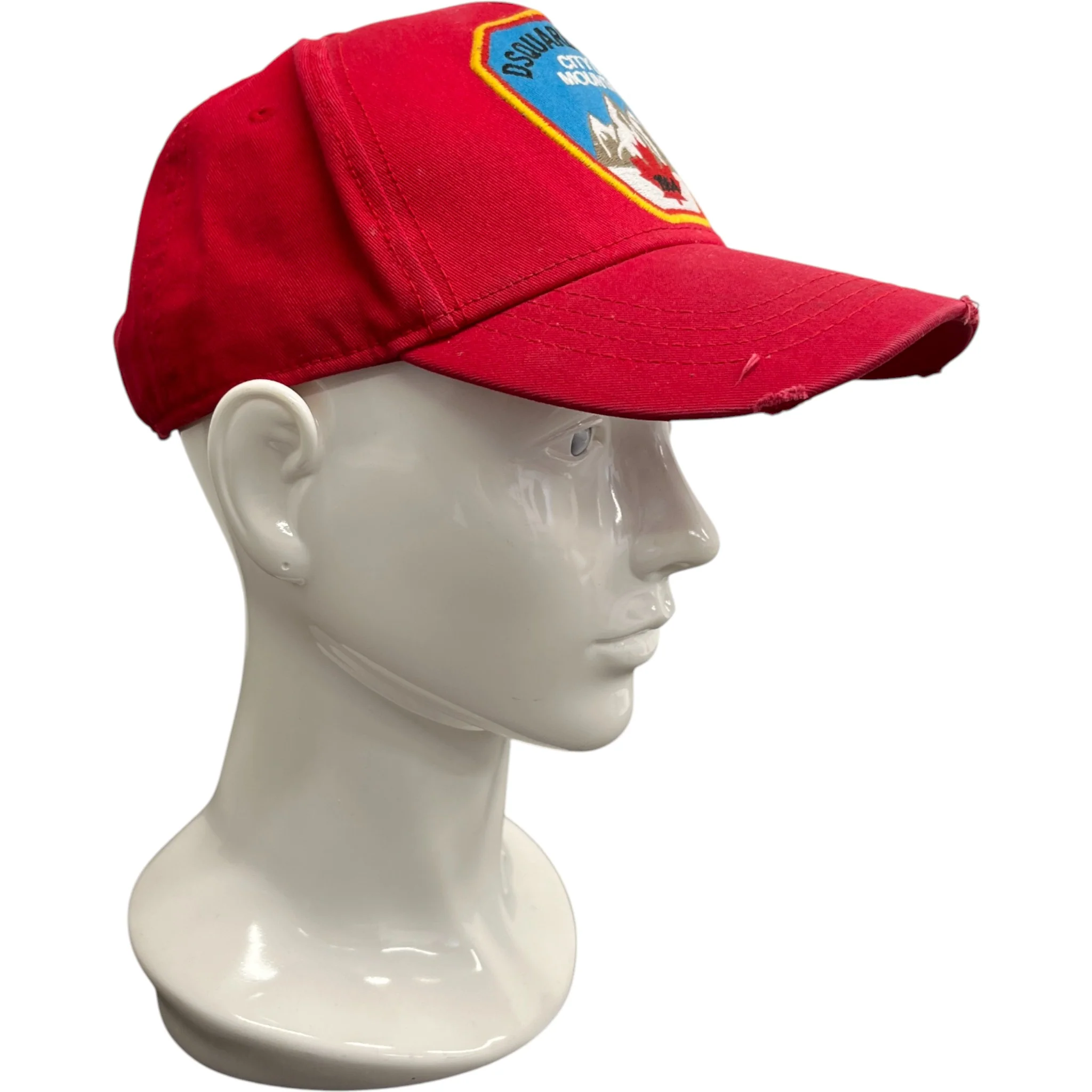 Men's City Of Mountain Hat Red - Image 3