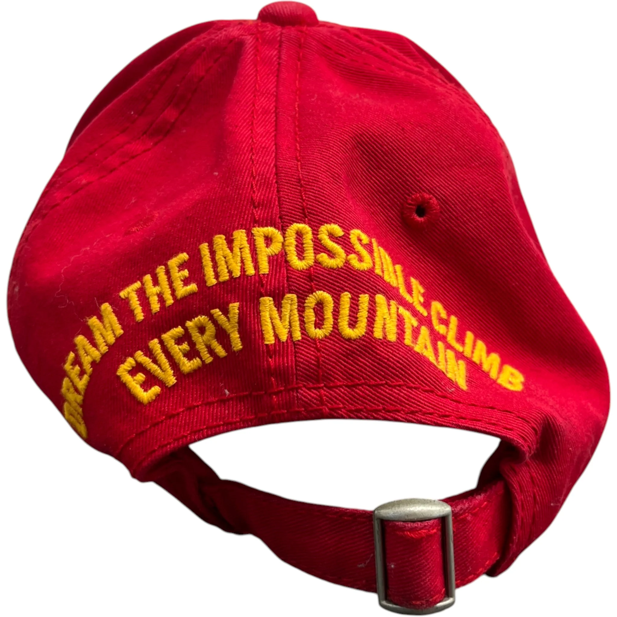 Men's City Of Mountain Hat Red - Image 4