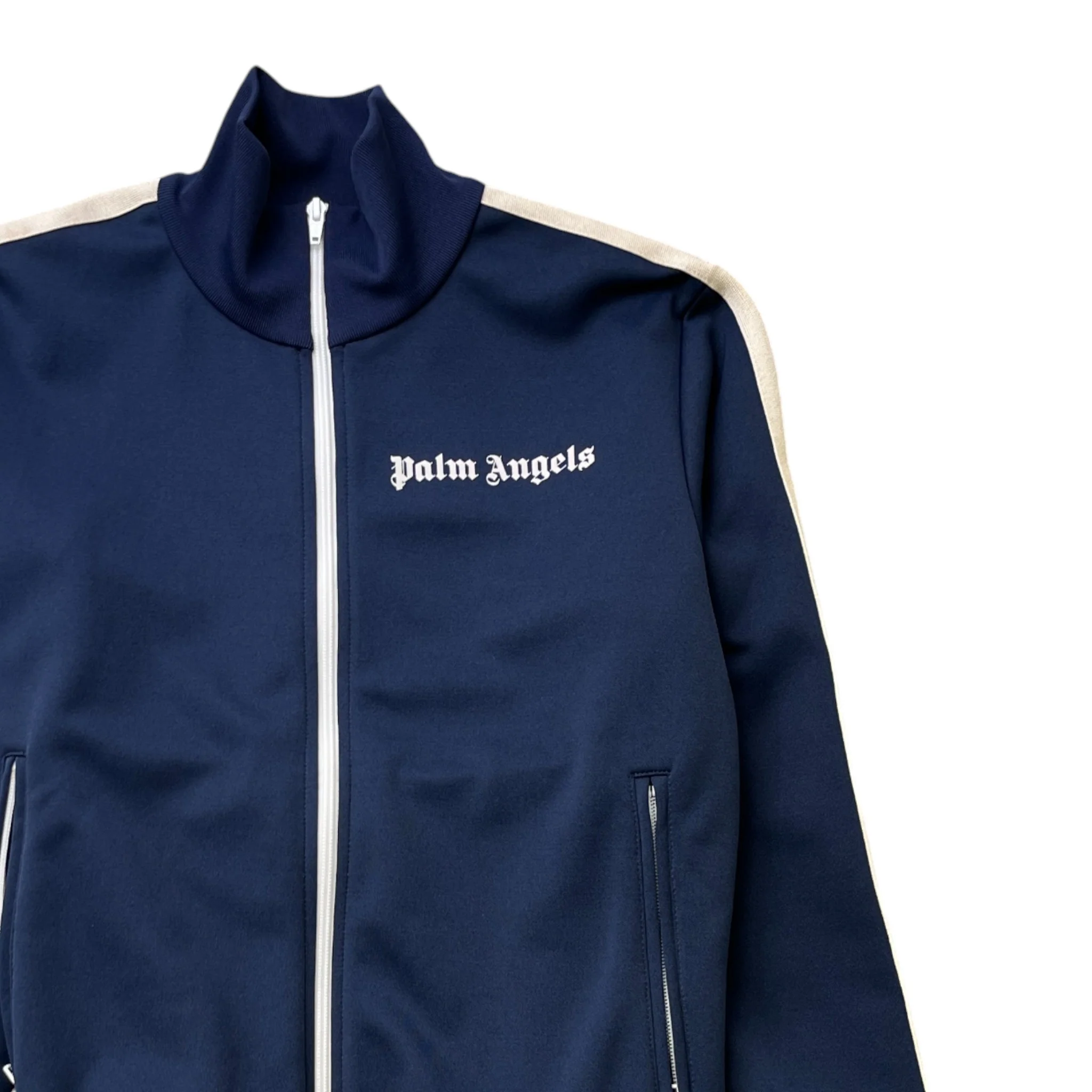 Men's Classic Track Jacket Navy Size S - Image 3