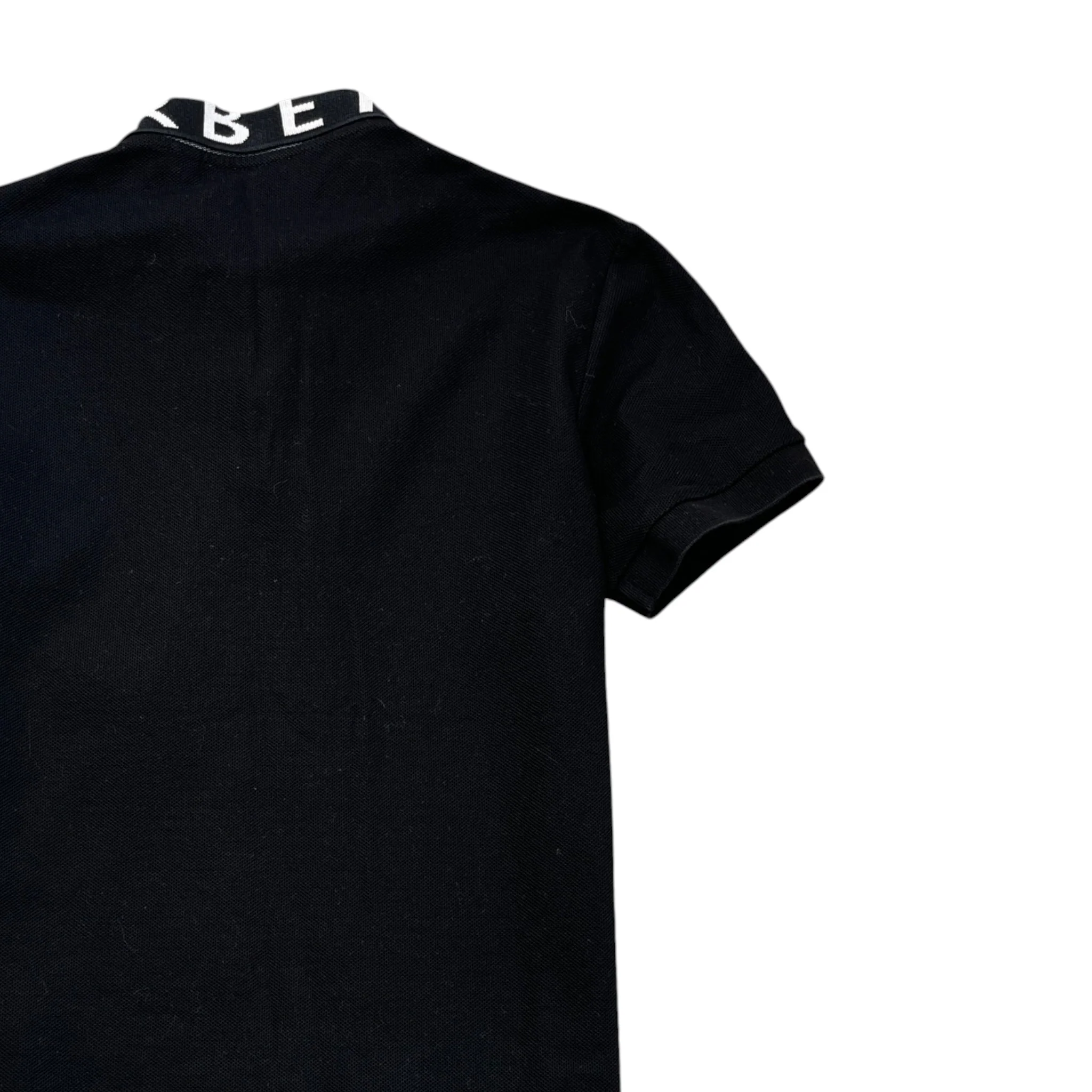 Men's Collar Logo Polo Shirt Black Size XS - Image 4