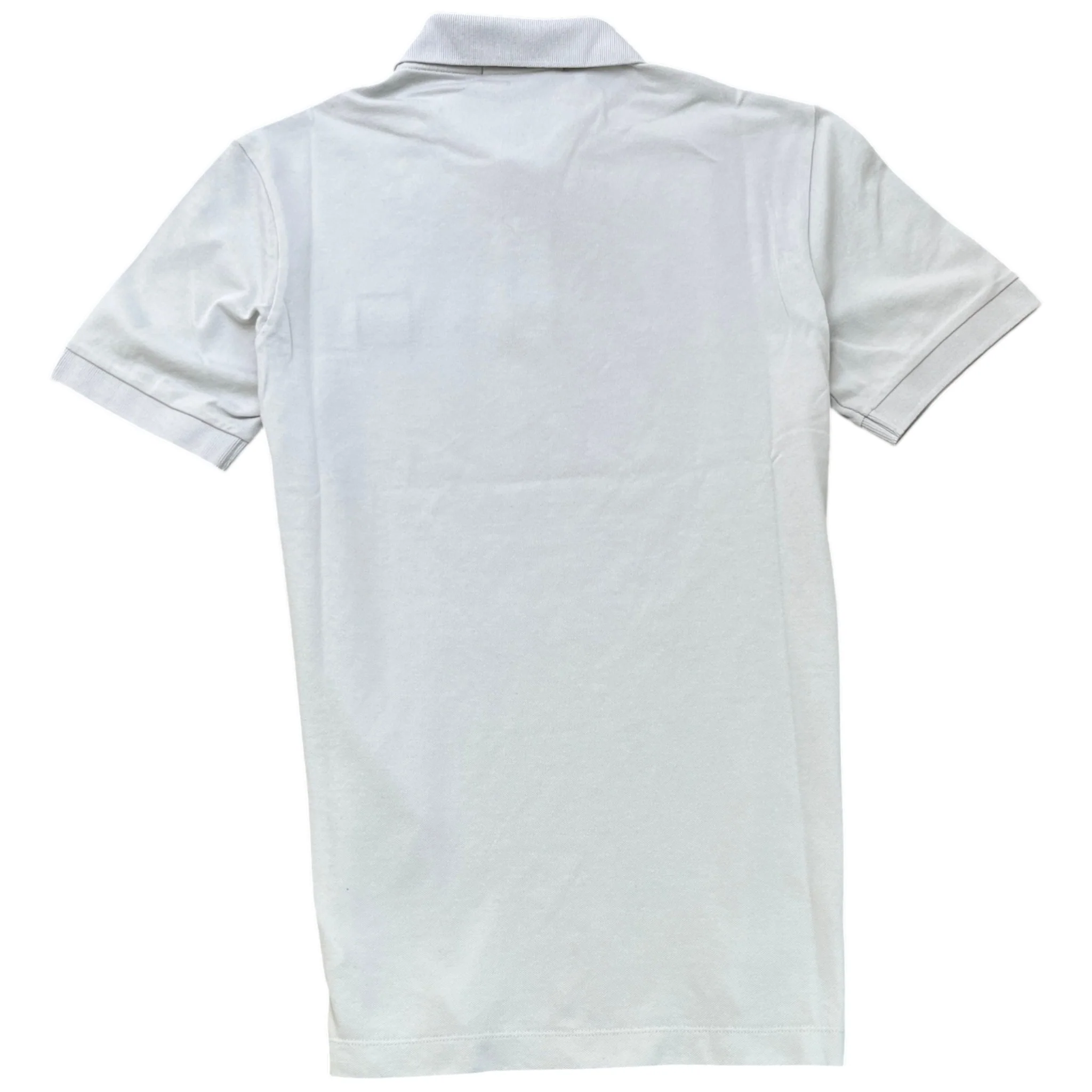 Men's Compass Logo Polo Shirt Grey Size M - Image 2