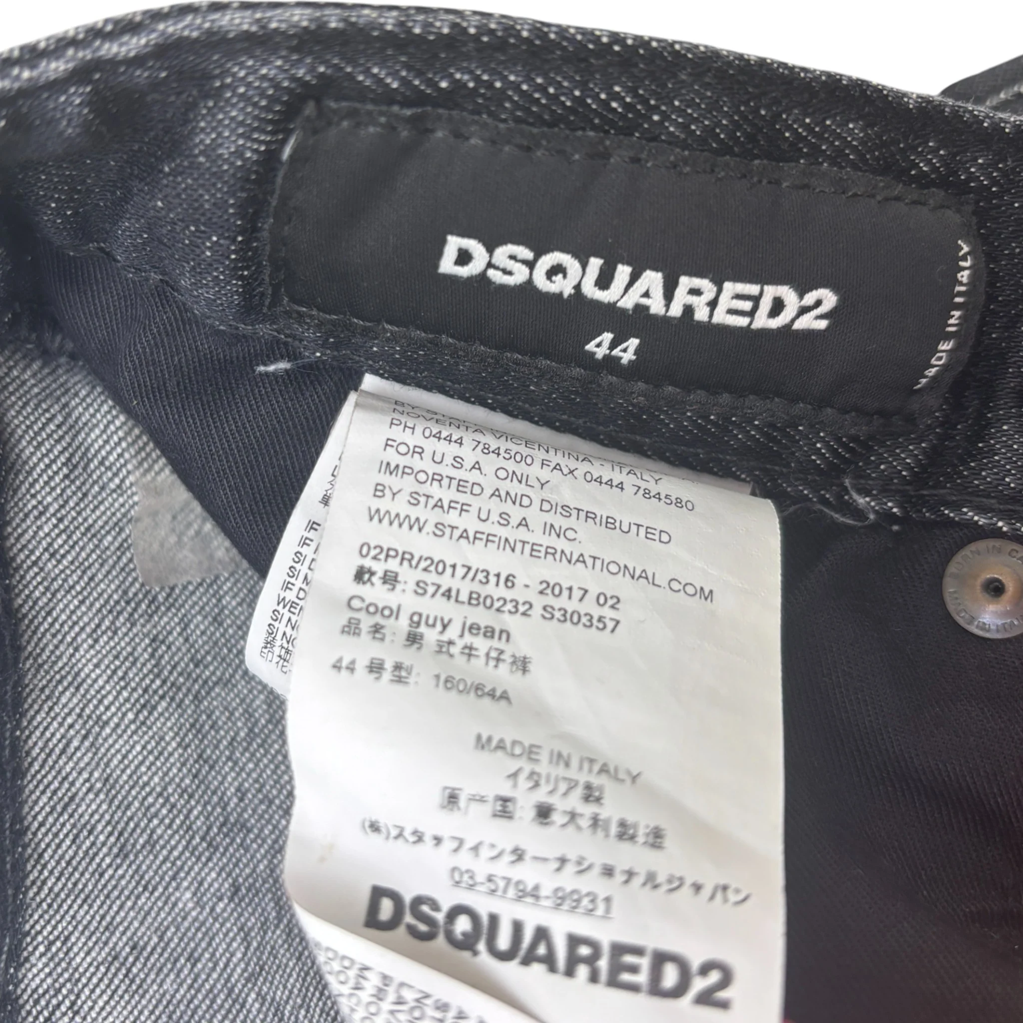Men's Cool Guy Jeans Black Size IT 44 / UK 28 - Image 6