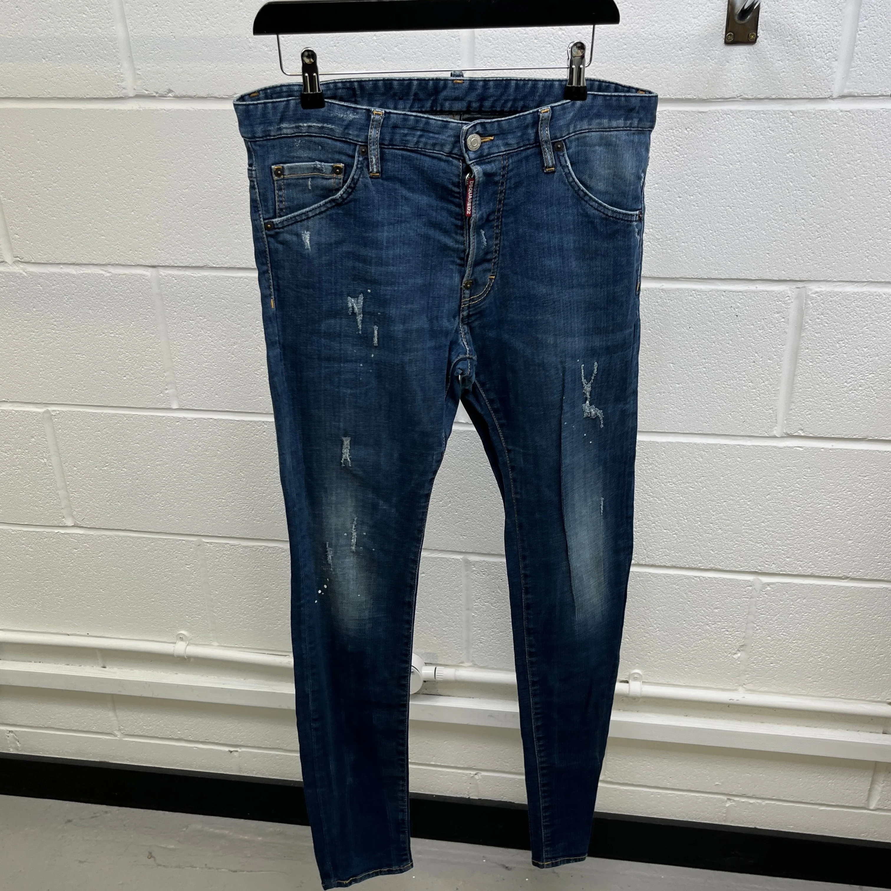 Men's Cool Guy Jeans Blue Size IT 50 / UK 34 - Image 7