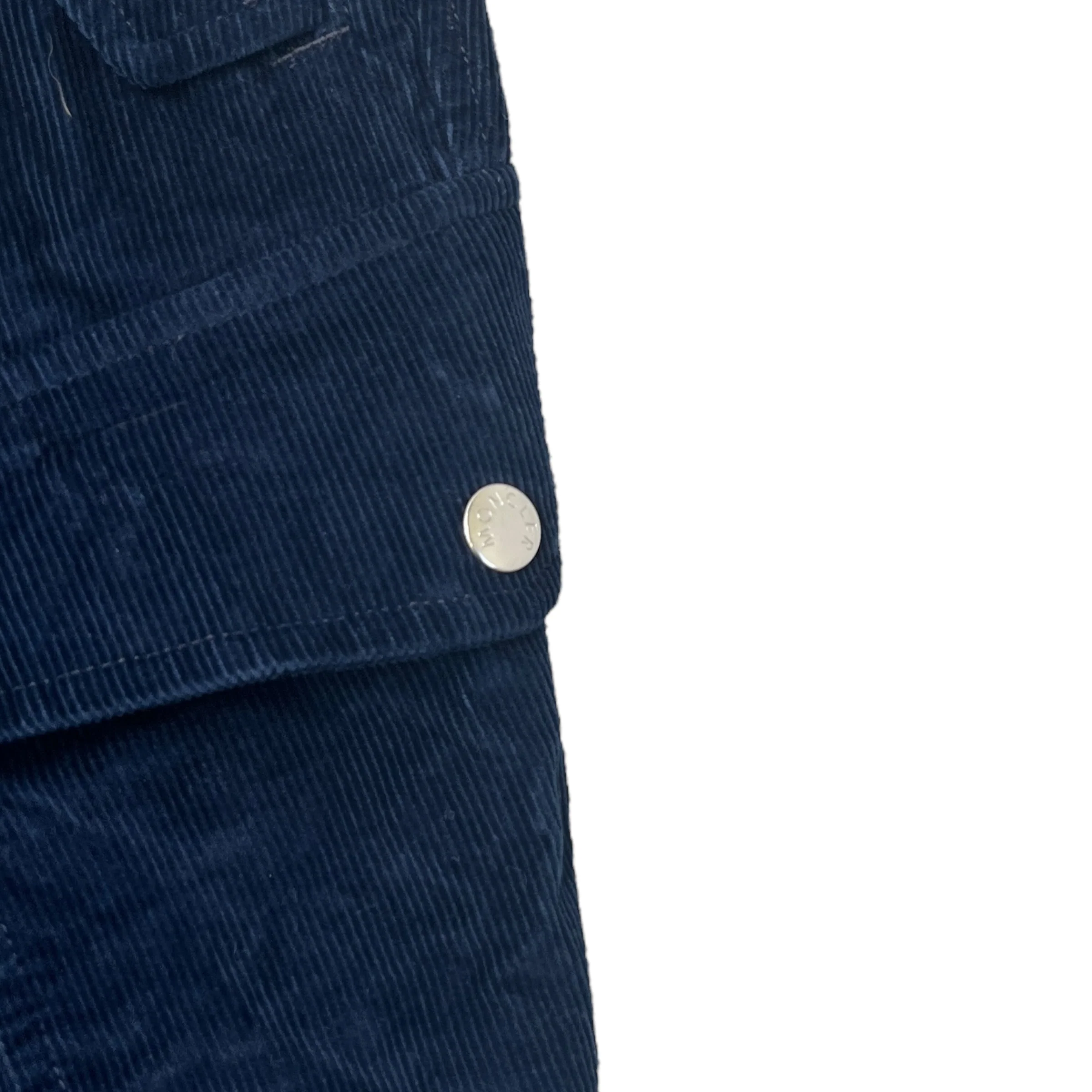 Men's Corduroy Cargos Blue Size IT 50 / UK 34 - Image 5