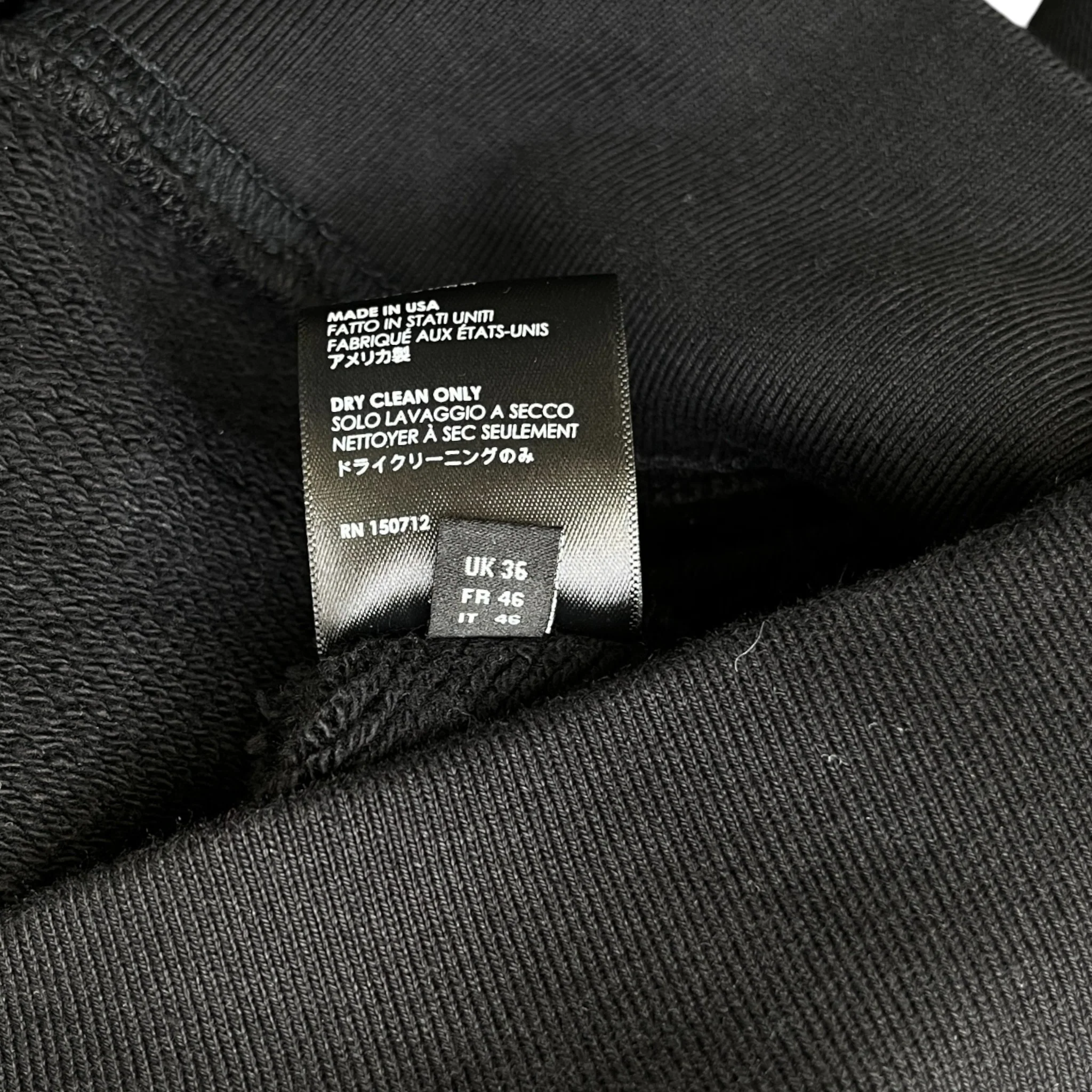 Men's Core Logo Hoodie Black Size S - Image 6
