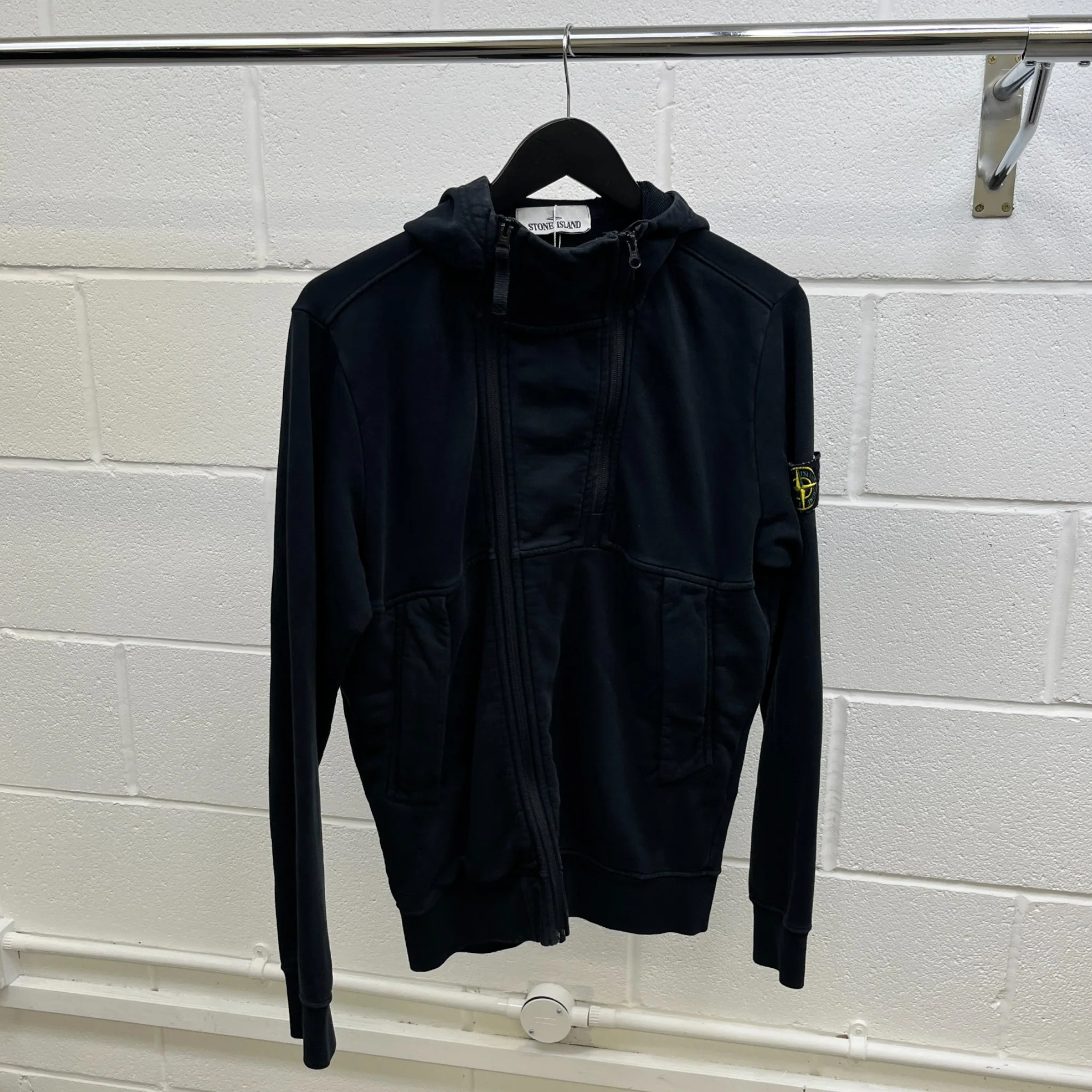 Men's Core Logo Hoodie Black Size S - Image 8