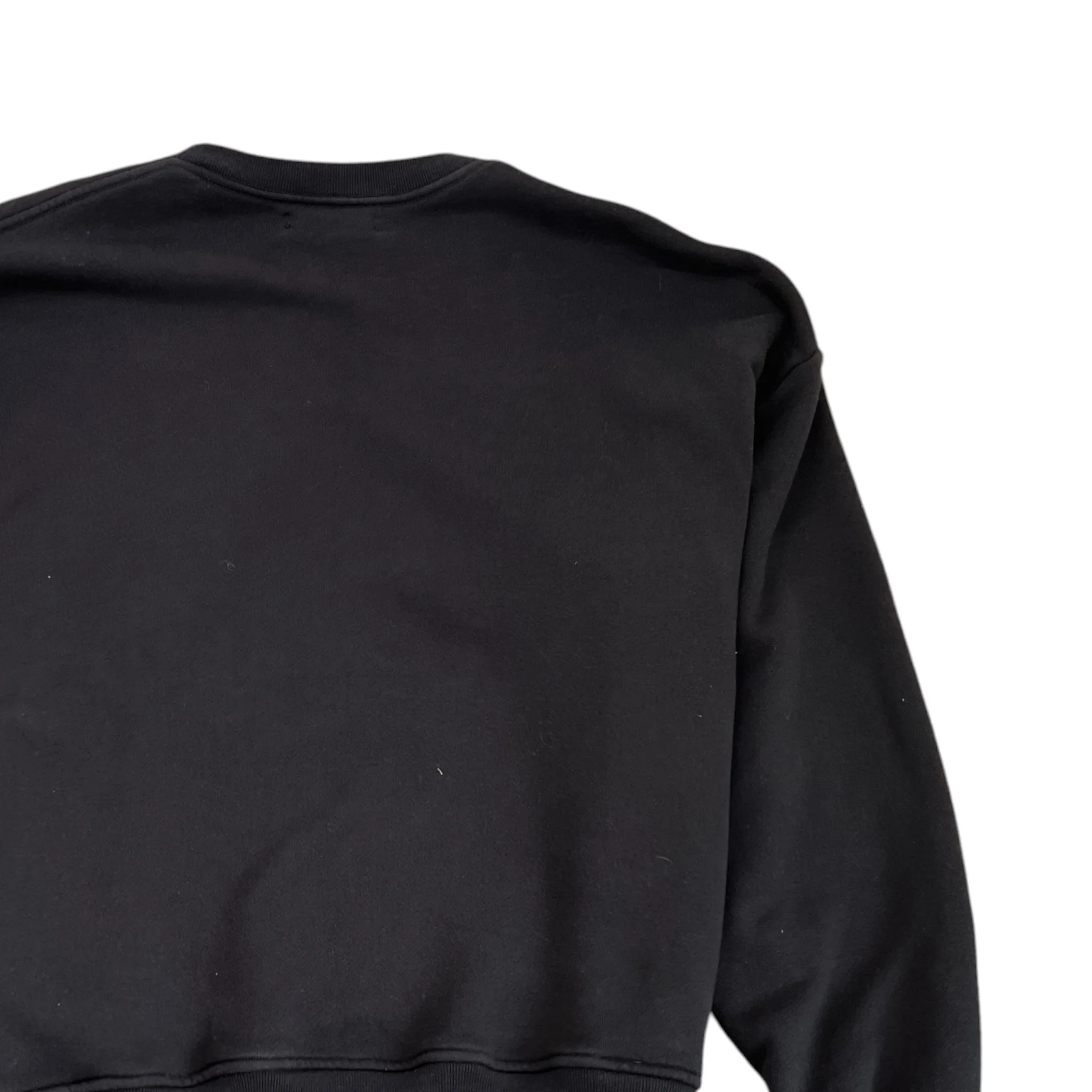 Men's Crane Crew Oversized Sweatshirt Black Size S - Image 4