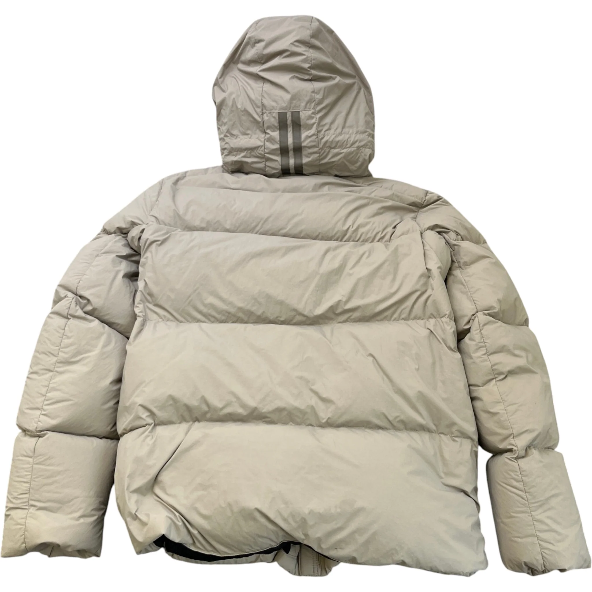 Men's Croft Puffer Down Jacket Beige Size L - Image 2