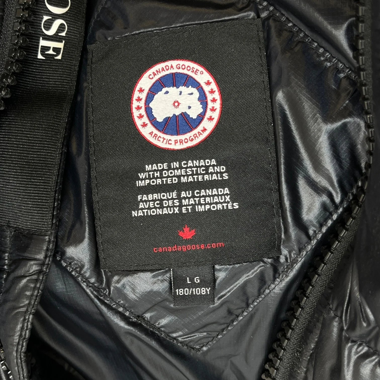 Men's Crofton Down Jacket Black Size L - Image 4