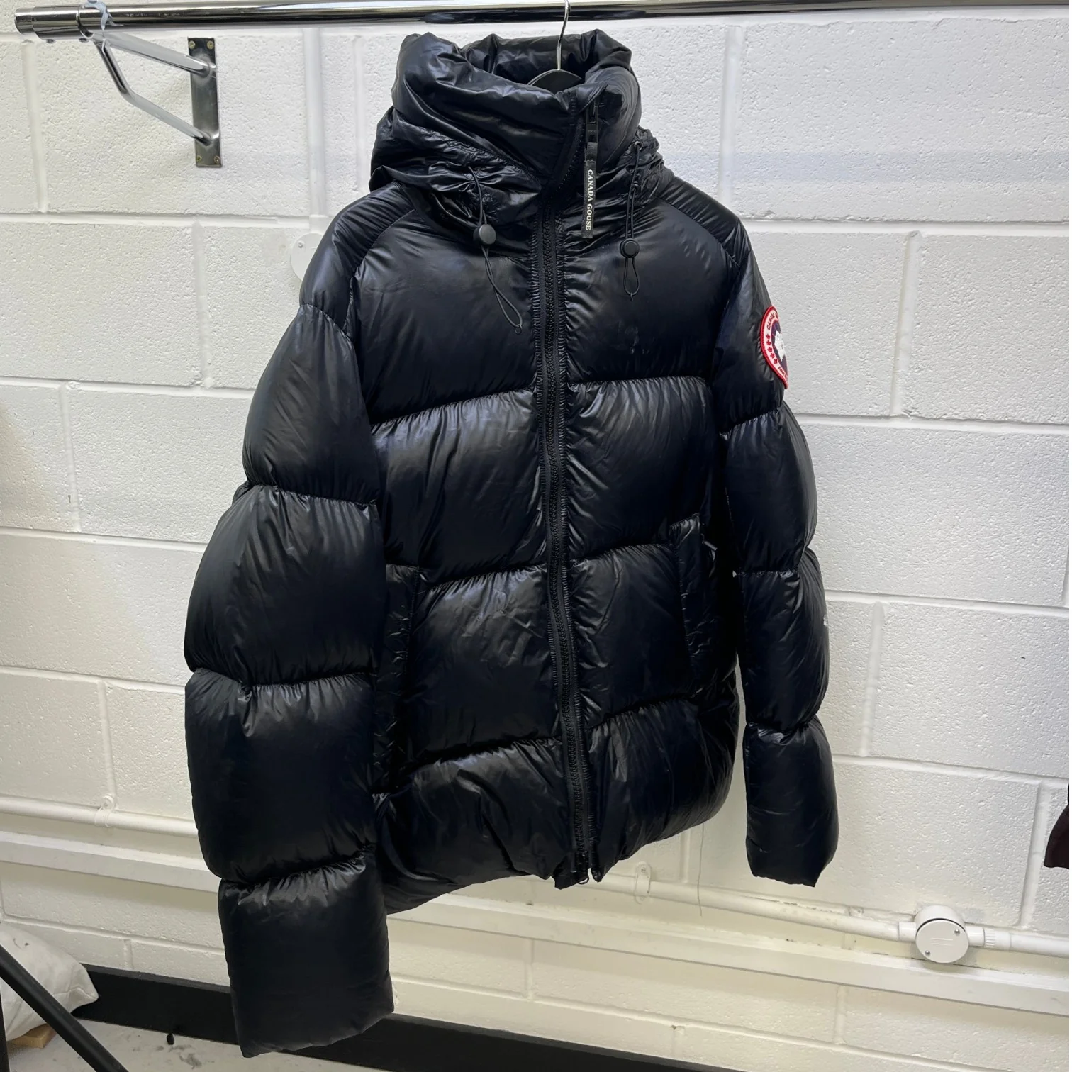 Men's Crofton Down Jacket Black Size L - Image 8
