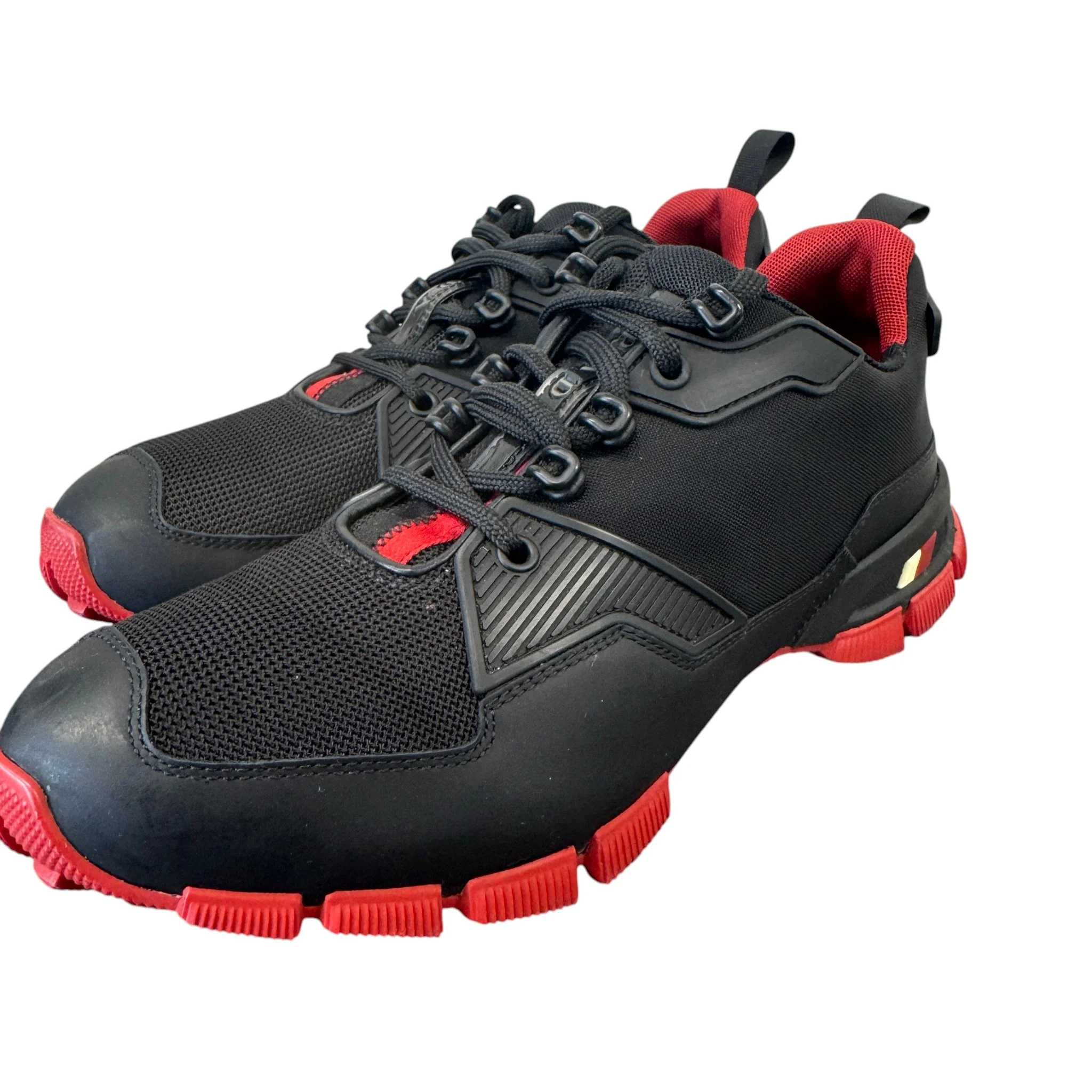 Men's Cross Section Low Trainers Black Size EU 41 / UK 7 - Image 9