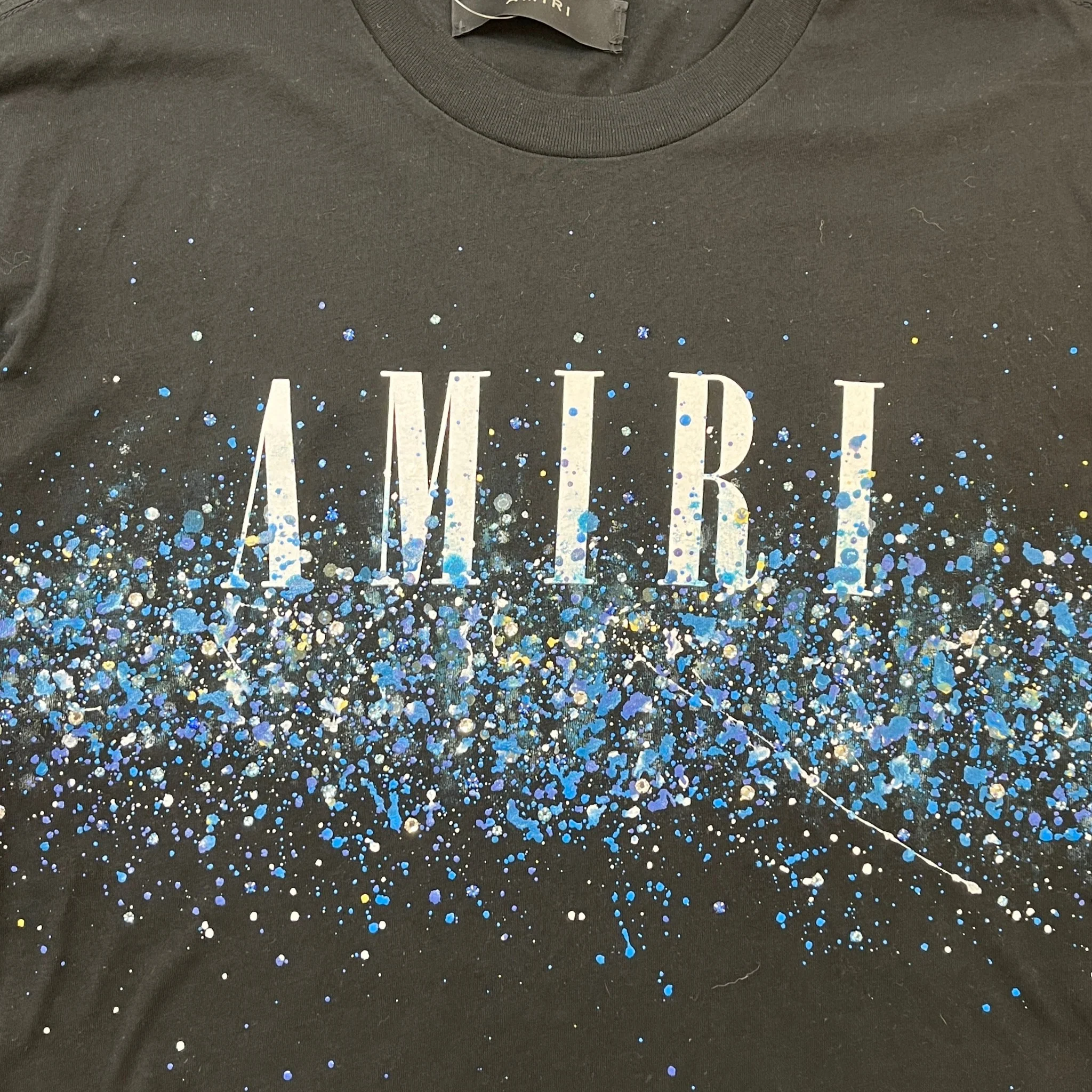 Men's Crystal Core Logo T-Shirt Black Size M - Image 6
