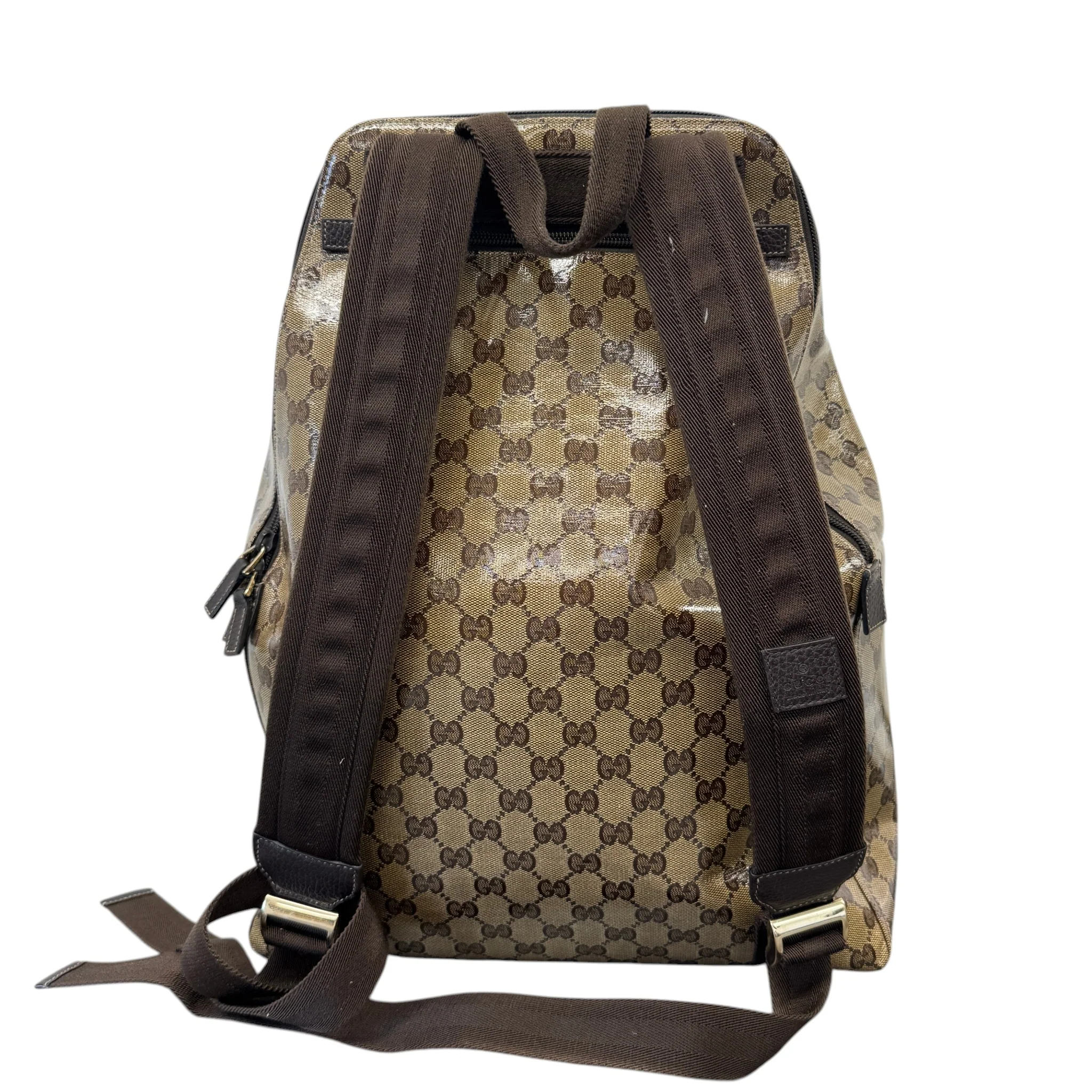 Men's Crystal Monogram Backpack Brown - Image 5