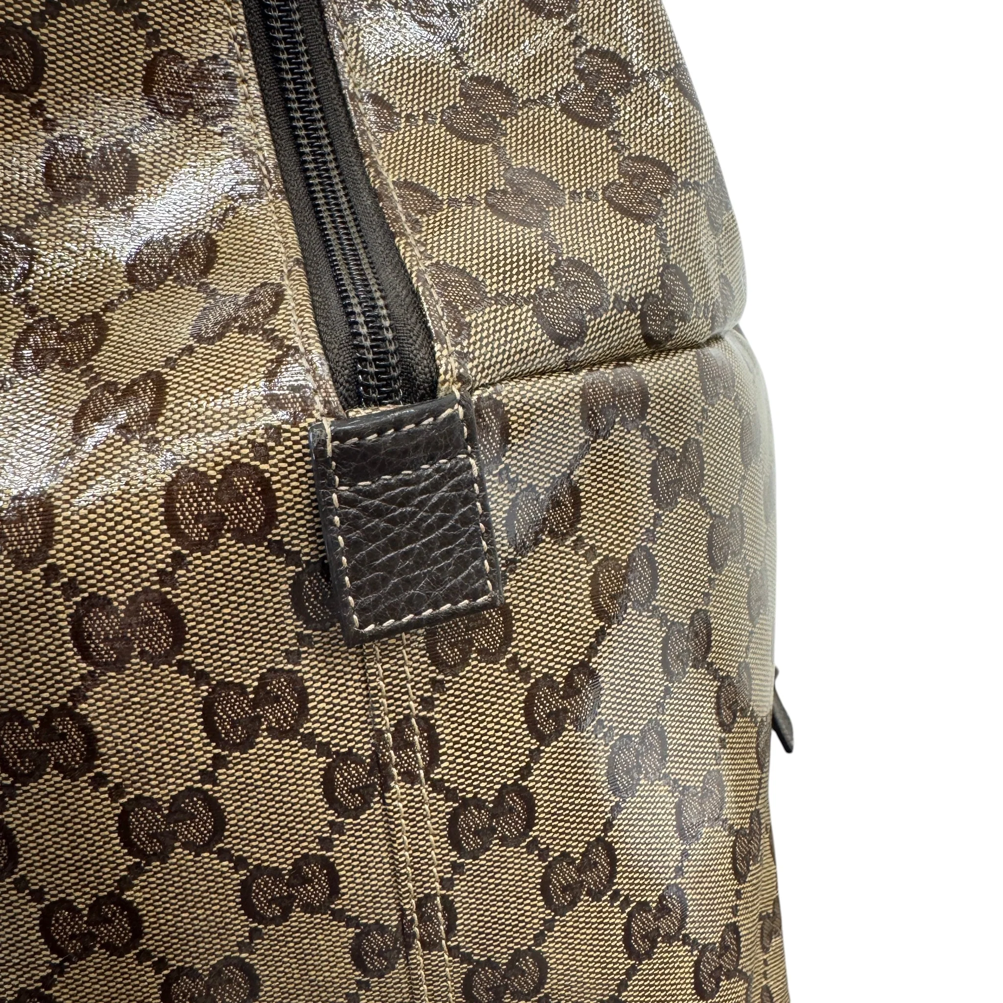 Men's Crystal Monogram Backpack Brown - Image 6