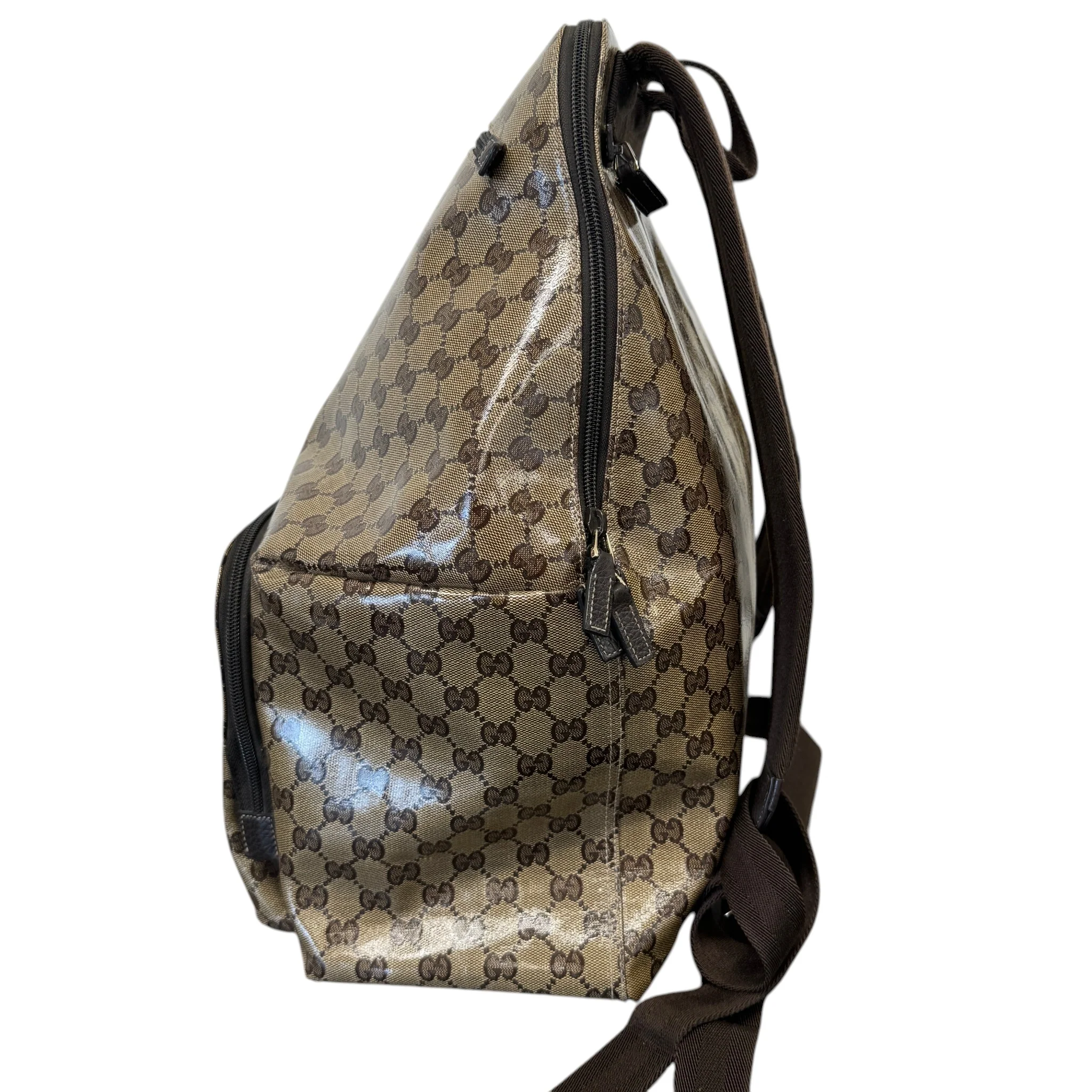 Men's Crystal Monogram Backpack Brown - Image 7