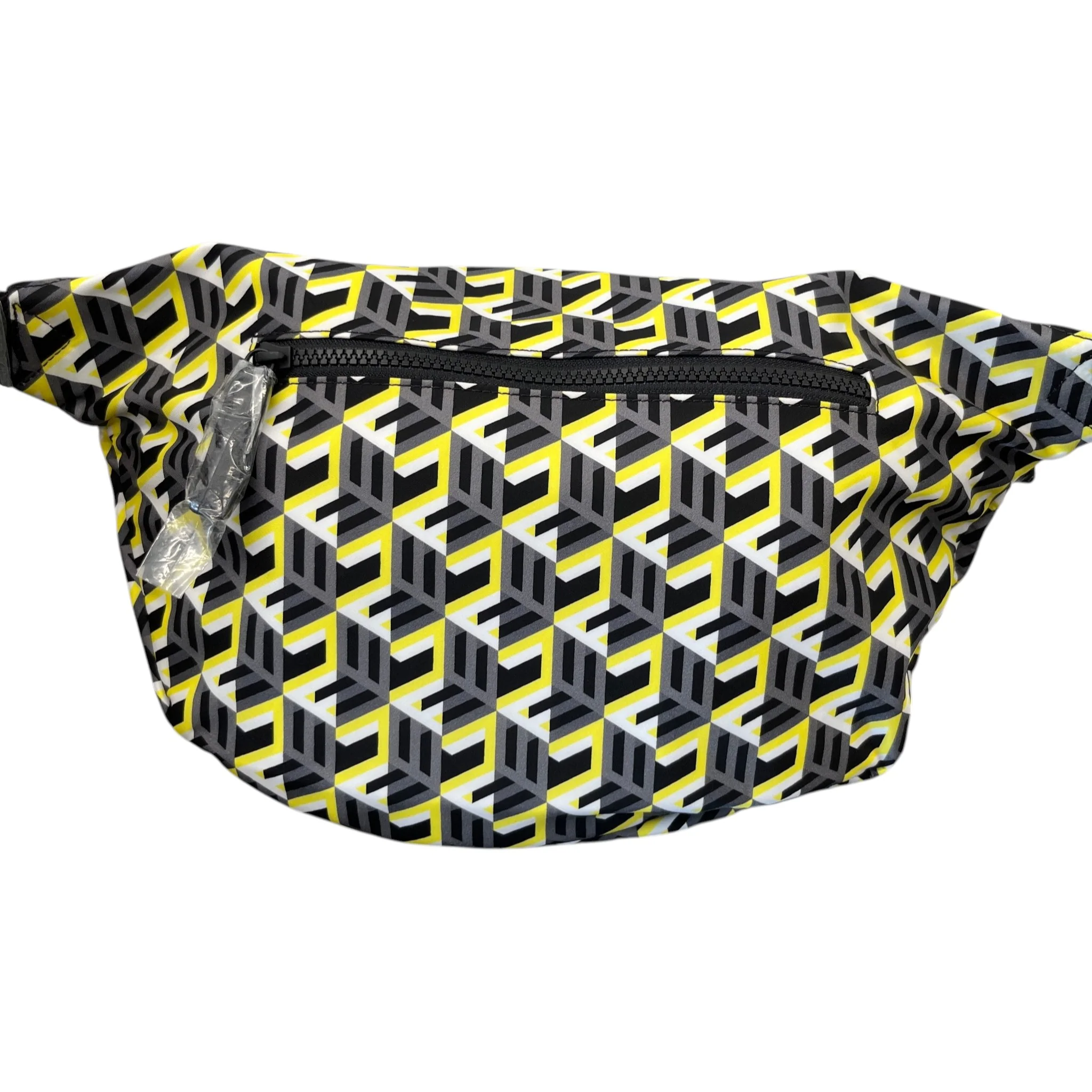Men's Cubic Monogram Belt Bag Charcoal - Image 3
