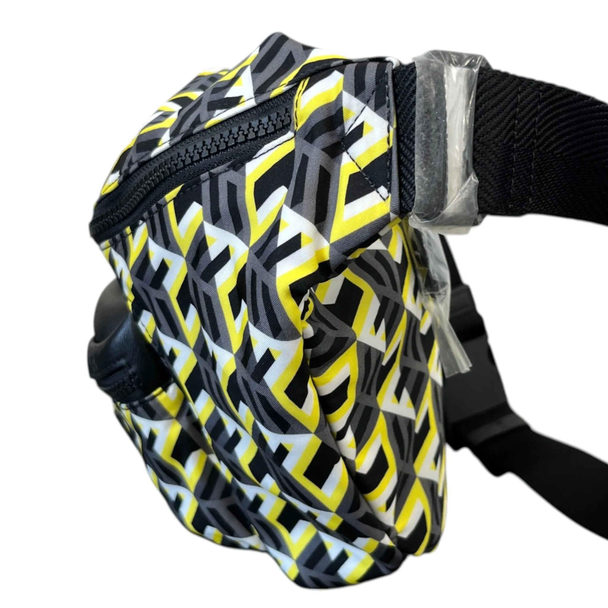 Men's Cubic Monogram Belt Bag Charcoal - Image 7