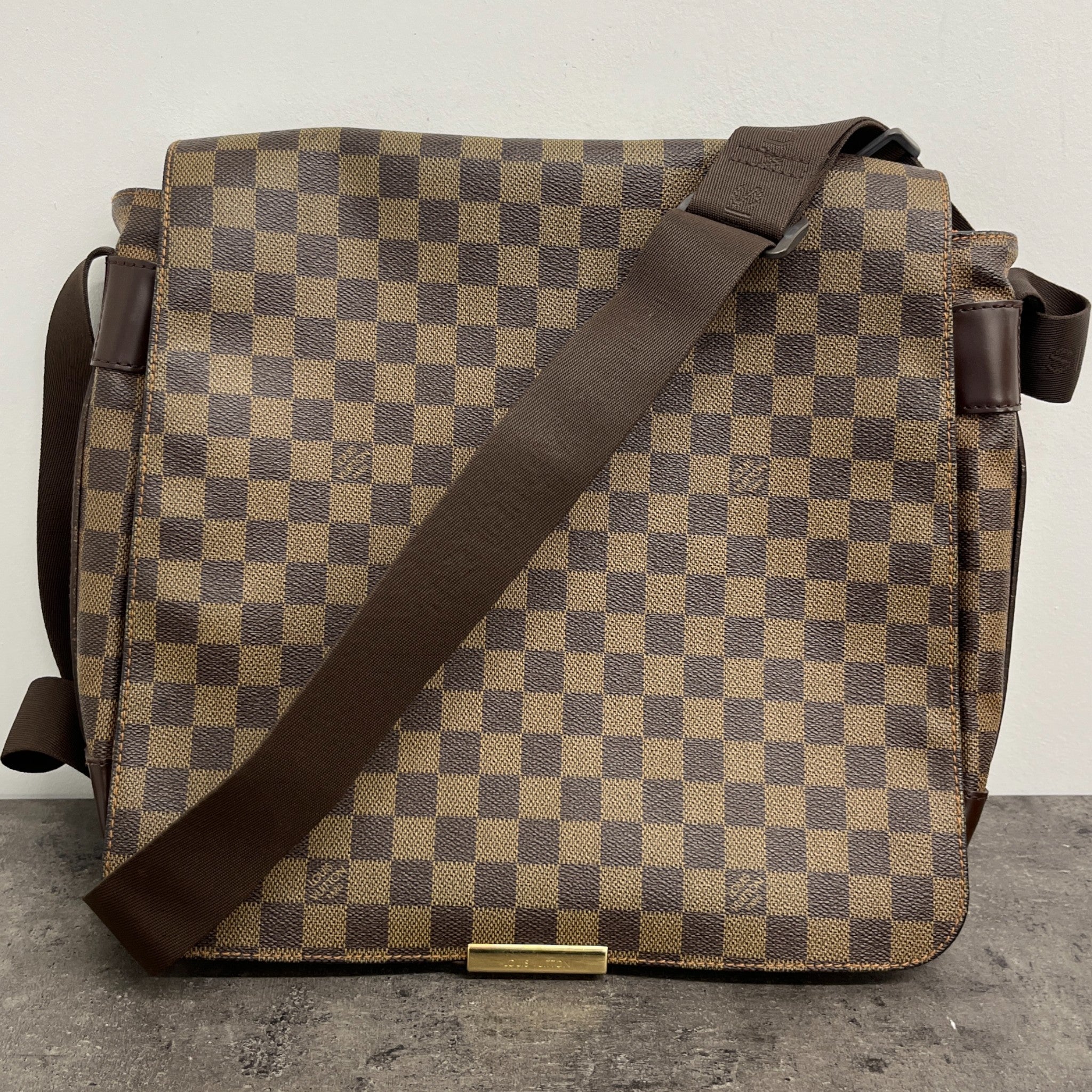 Men's Damier Ebene Bastille Bag Brown - Image 13