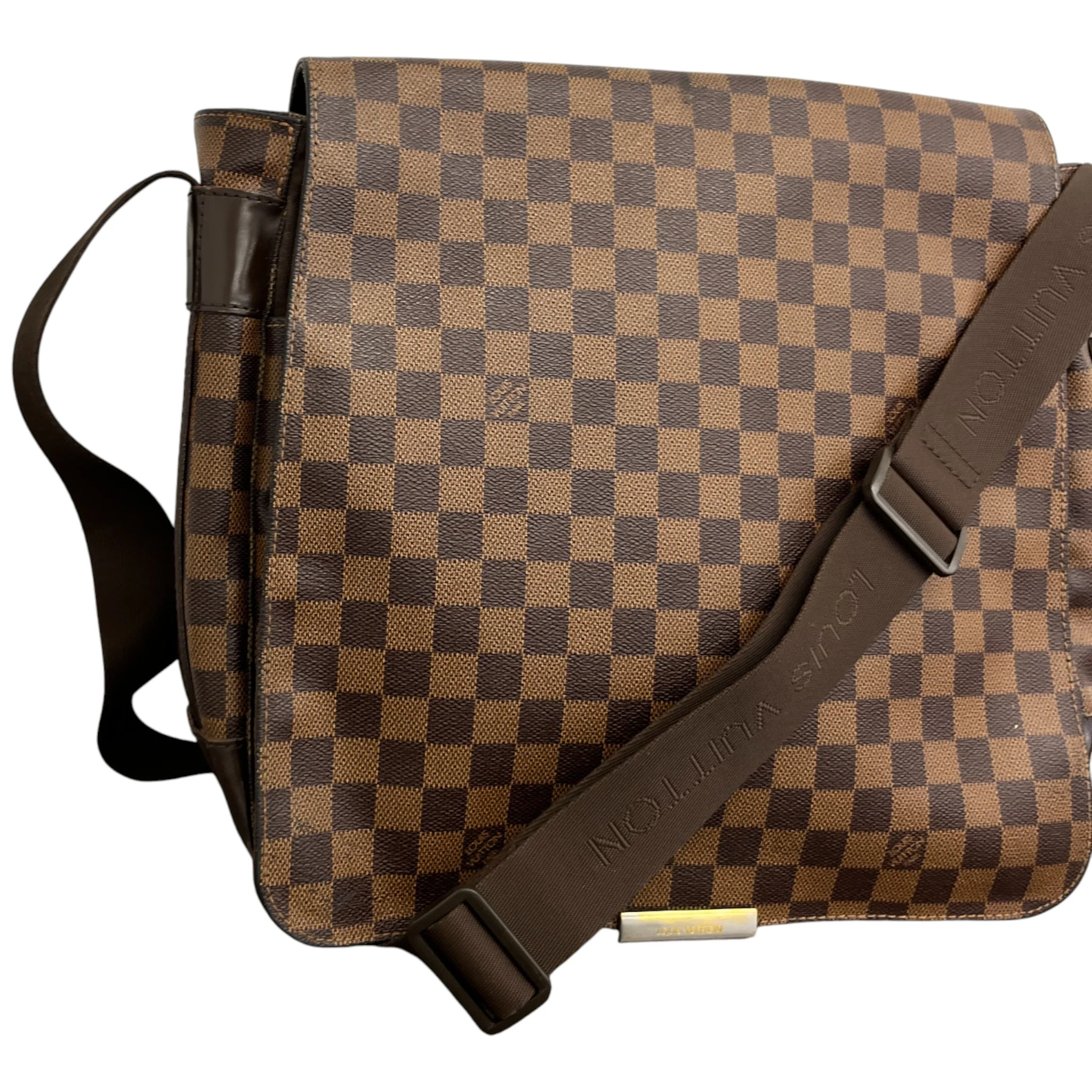 Men's Damier Ebene Bastille Messenger Bag Brown - Image 5