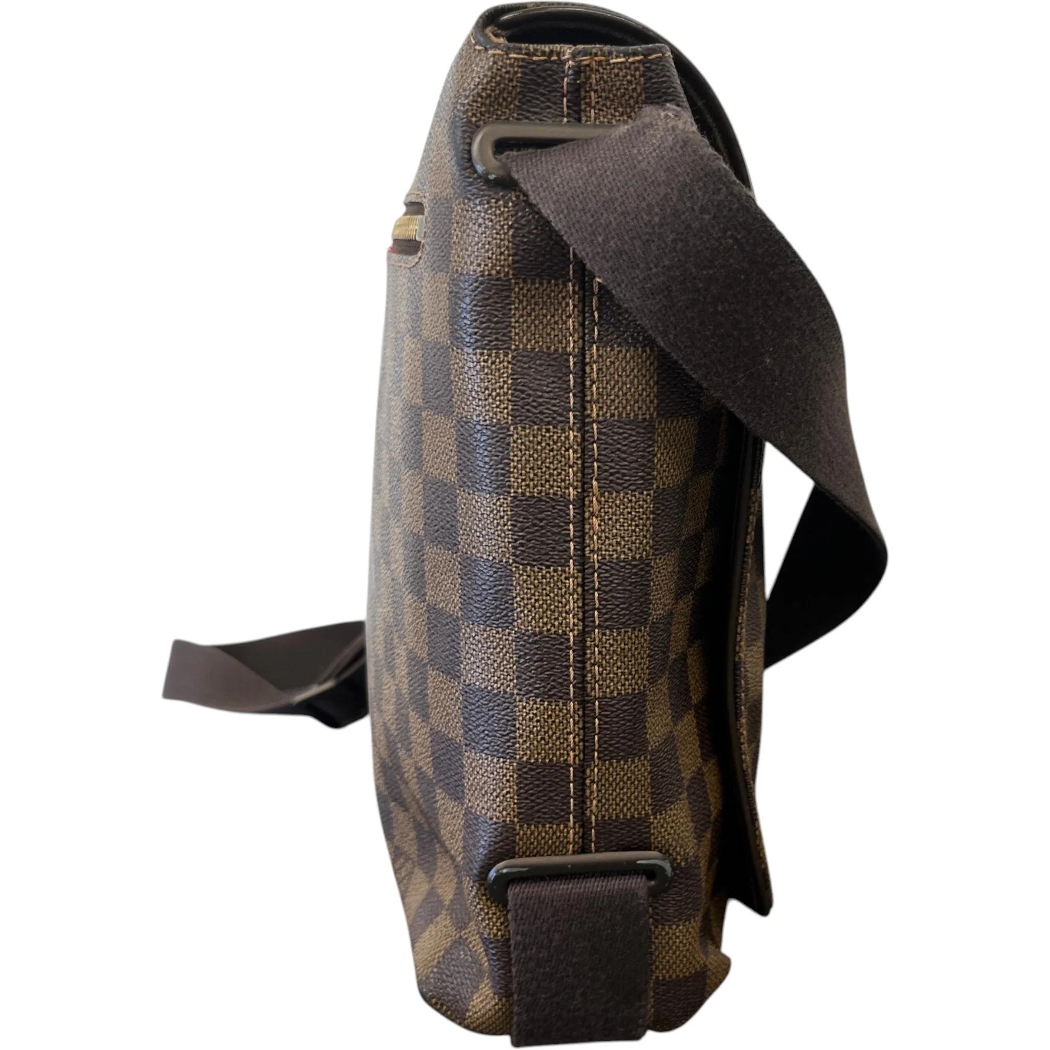 Men's Damier Ebene Brookyln Messenger Bag Brown - Image 6