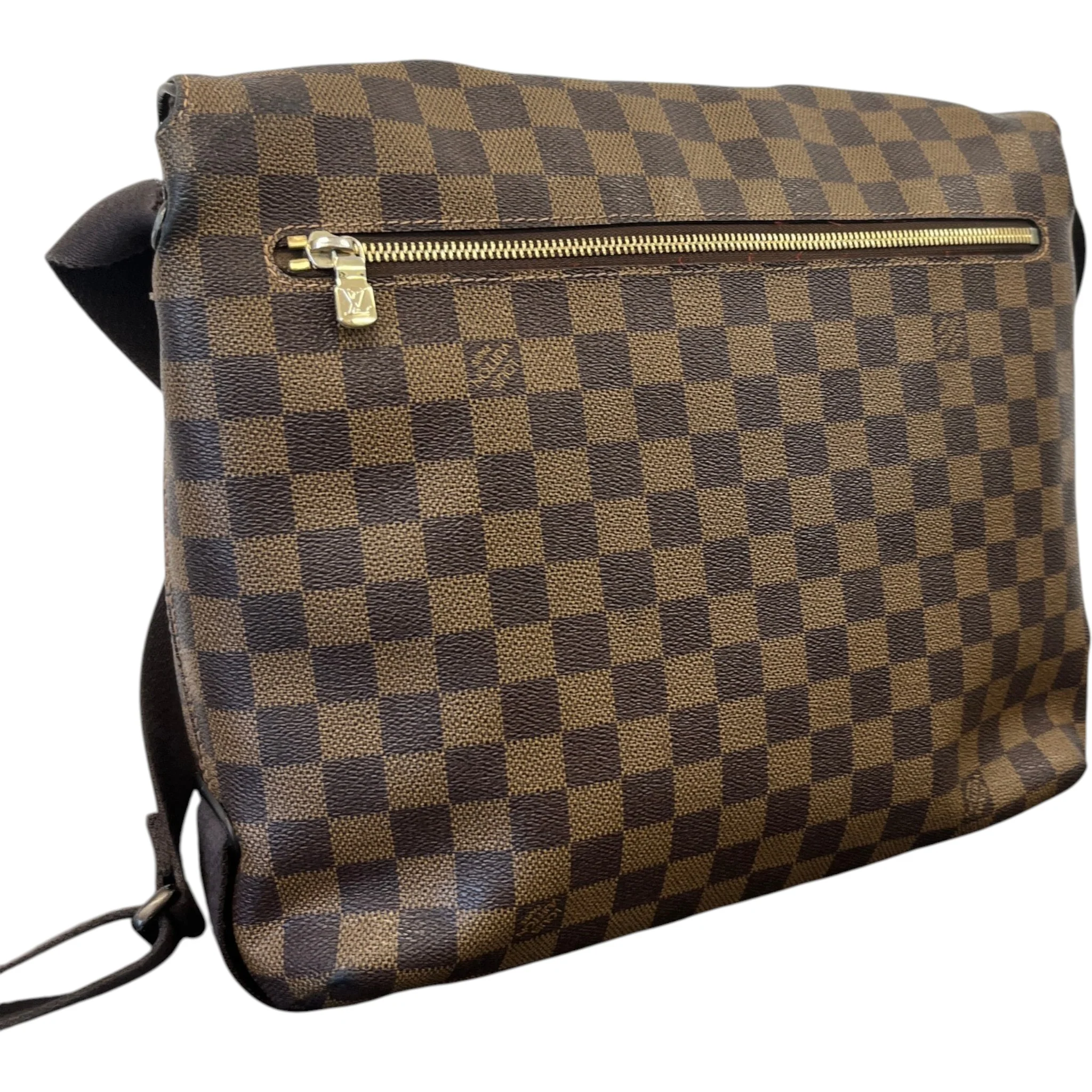 Men's Damier Ebene Brookyln Messenger Bag Brown - Image 8