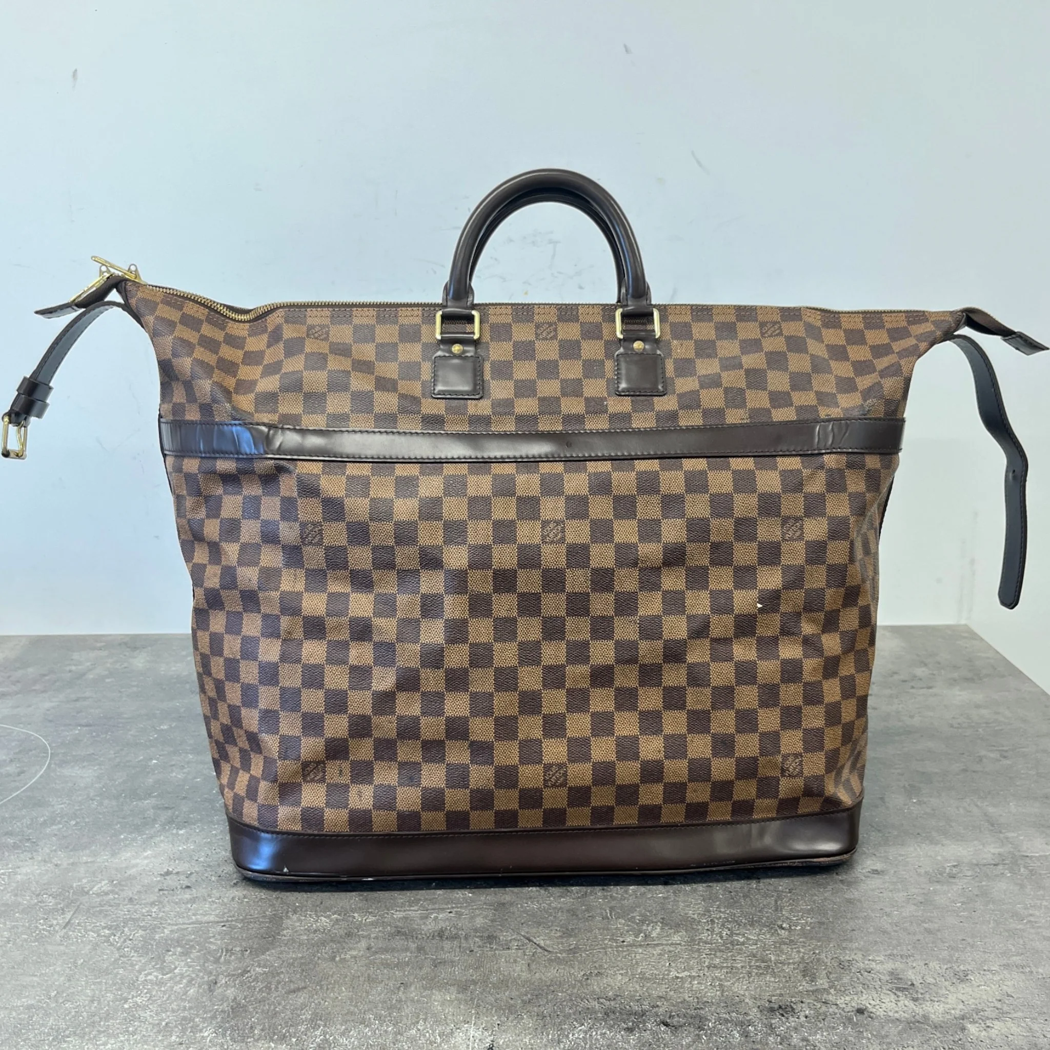 Men's Damier Ebene Cruises Grimaud 45 Bag Brown - Image 13