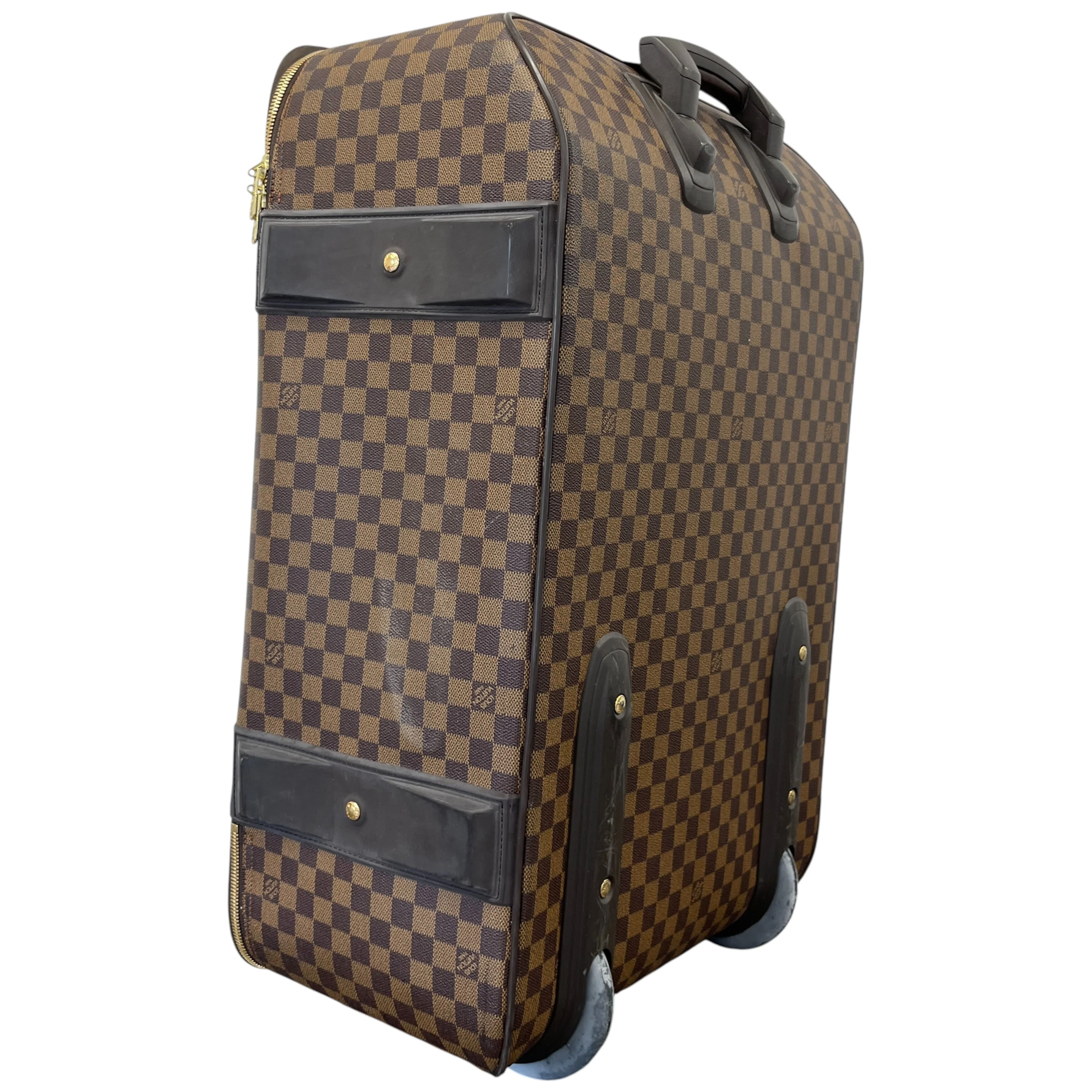 Men's Damier Ebene Pegase 65 Suitcase Brown - Image 11