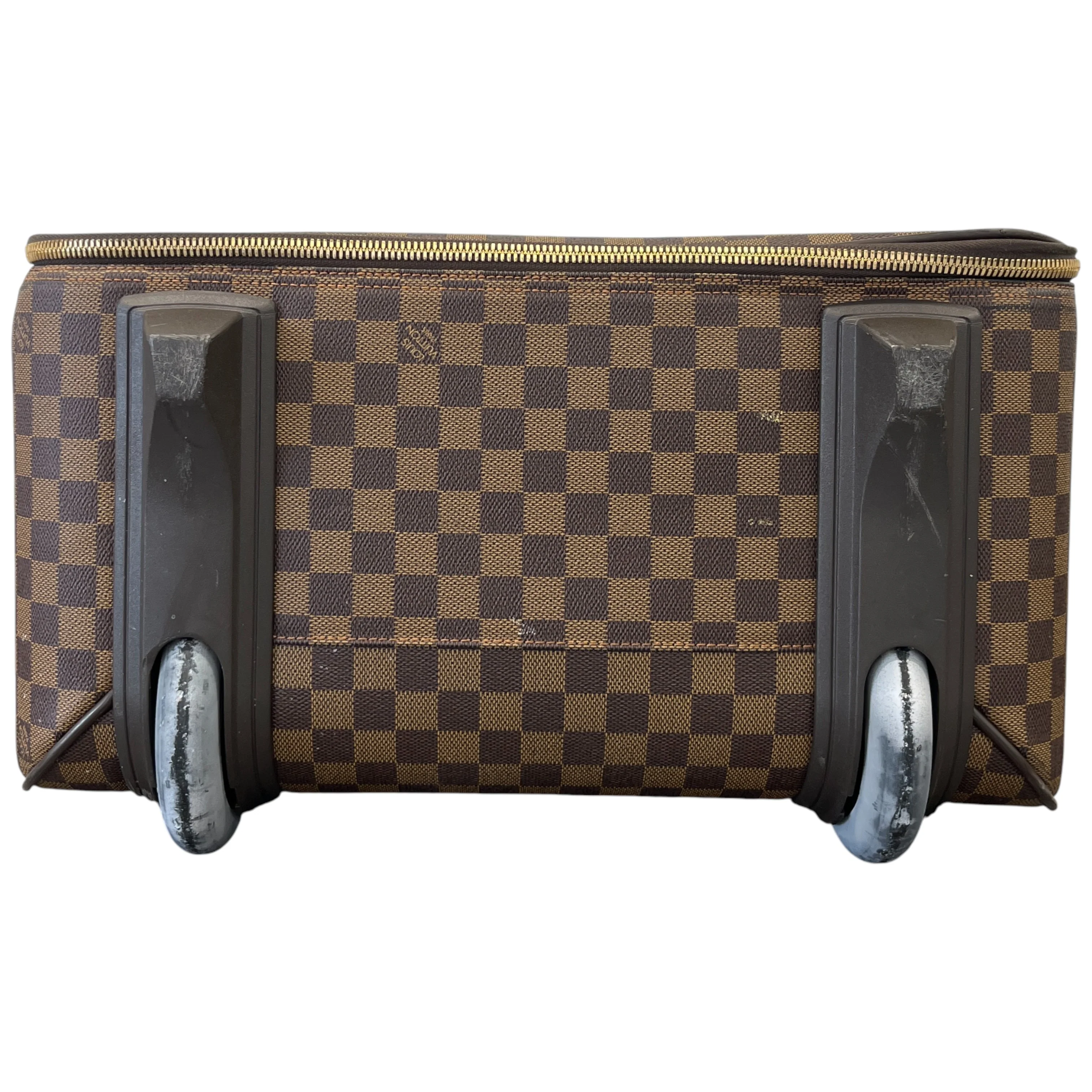 Men's Damier Ebene Pegase 65 Suitcase Brown - Image 13
