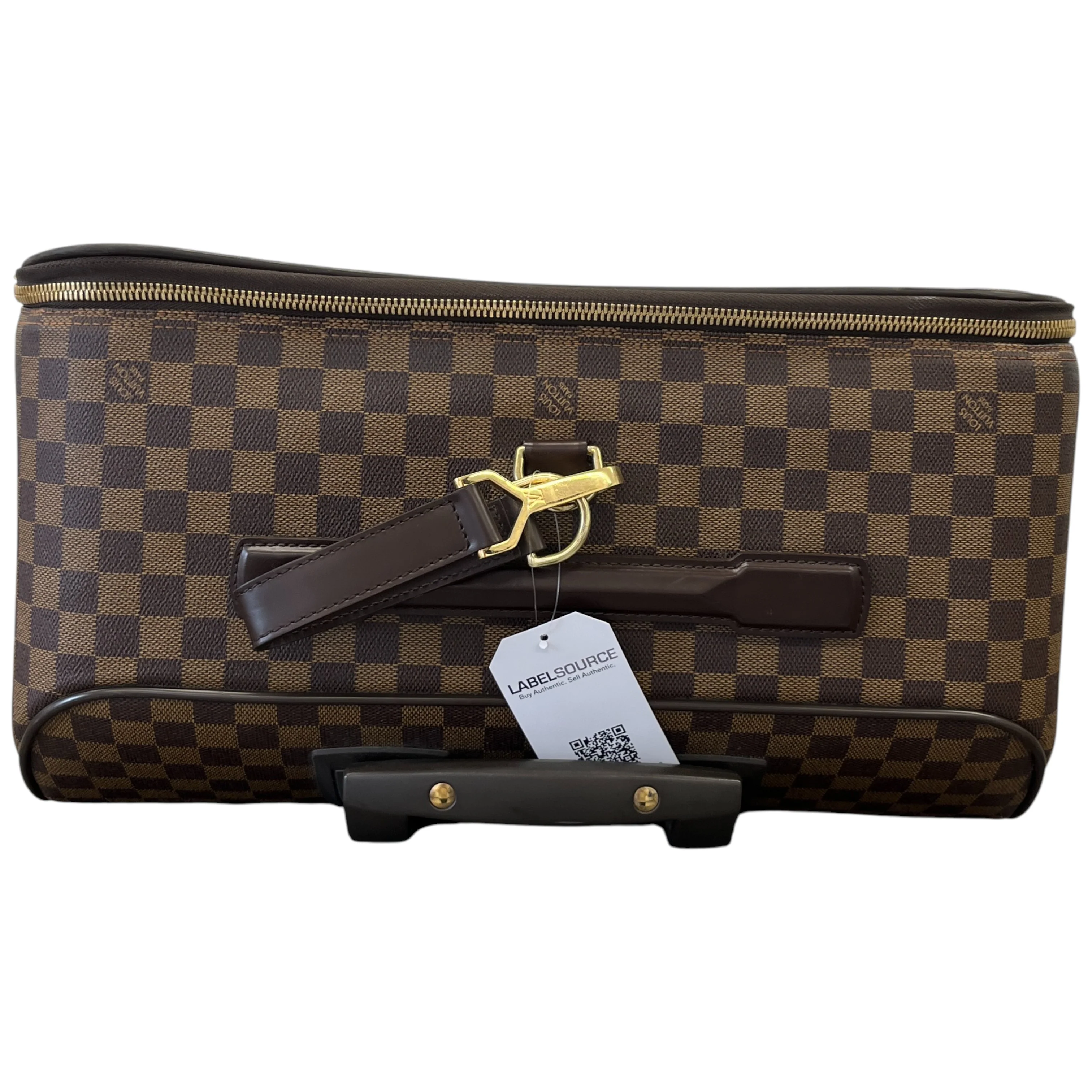 Men's Damier Ebene Pegase 65 Suitcase Brown - Image 14