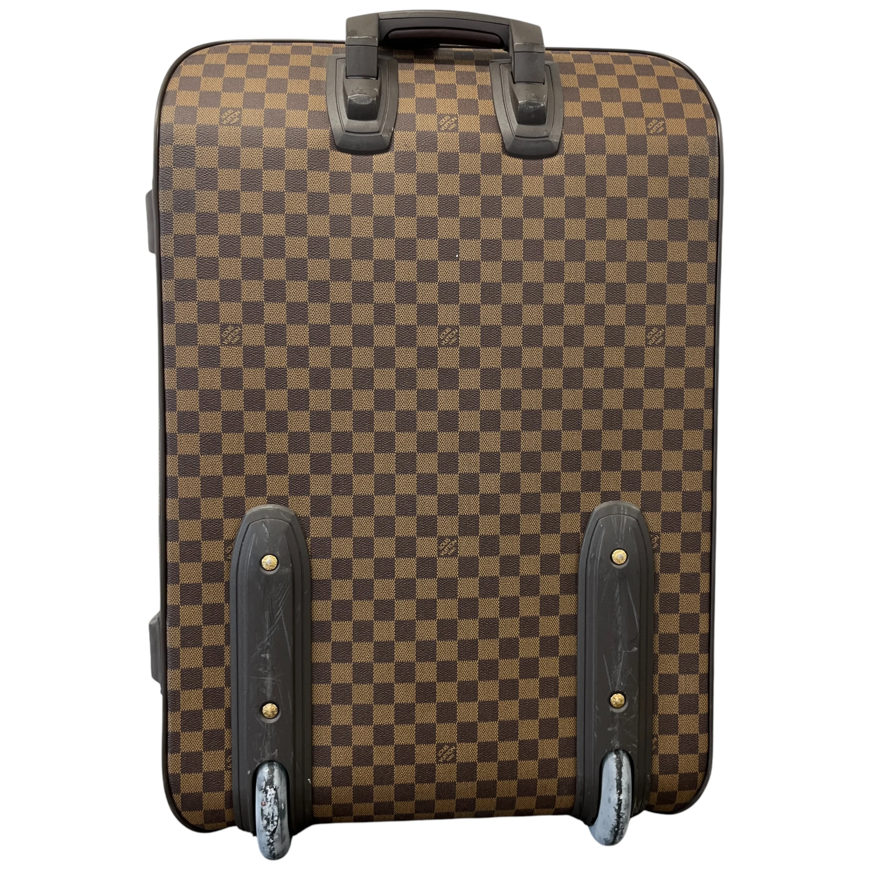 Men's Damier Ebene Pegase 65 Suitcase Brown - Image 2