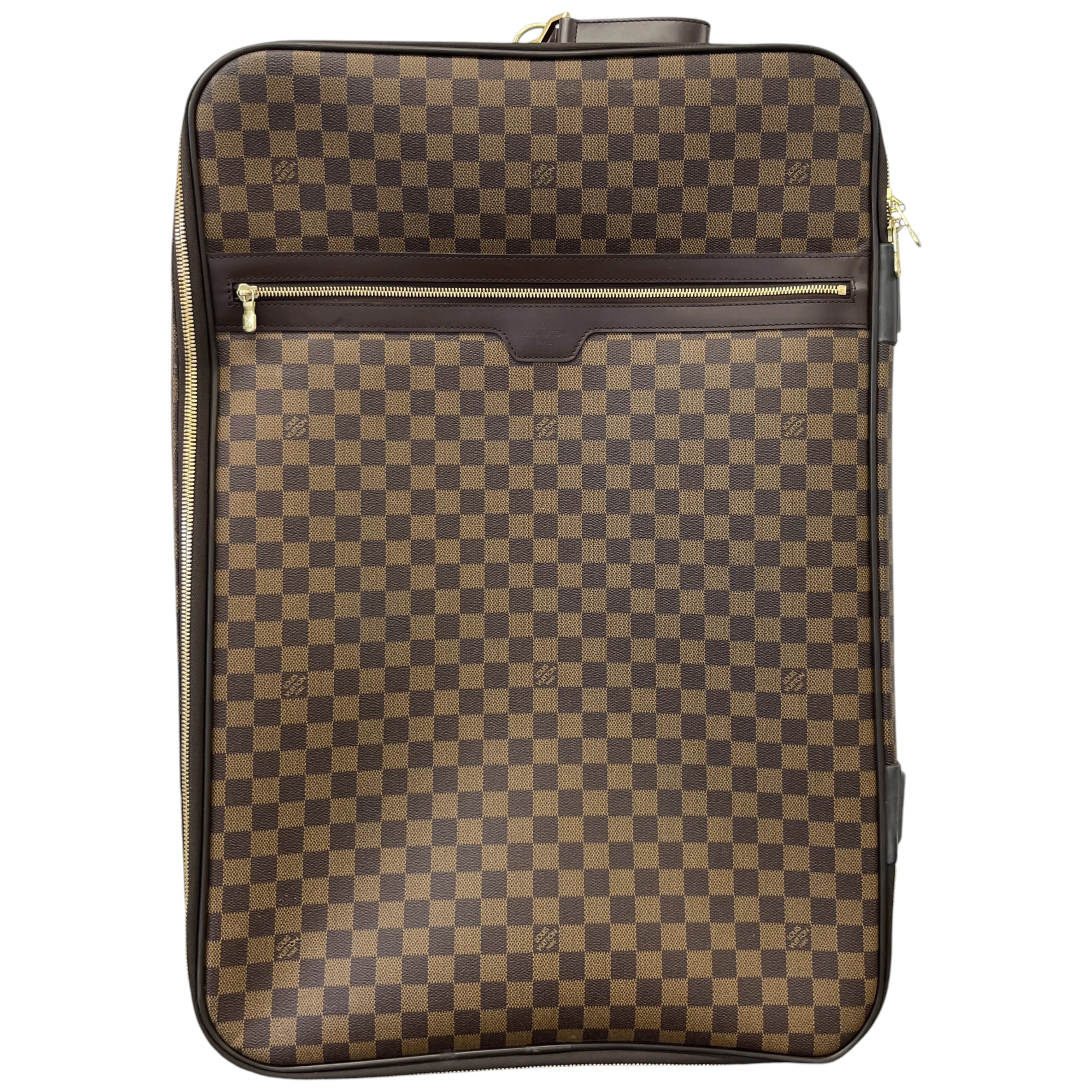 Men's Damier Ebene Pegase 65 Suitcase Brown - Image 3
