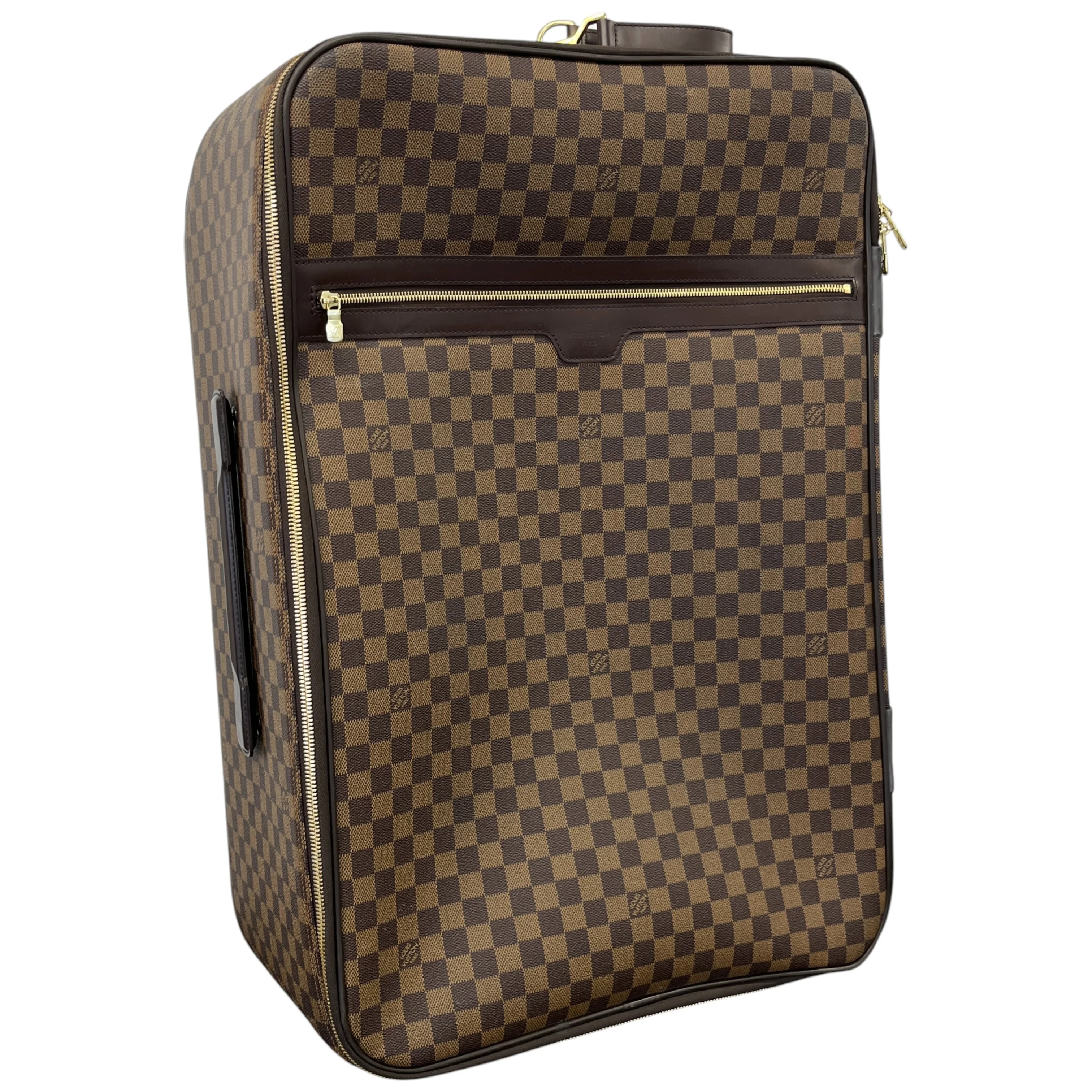 Men's Damier Ebene Pegase 65 Suitcase Brown - Image 4