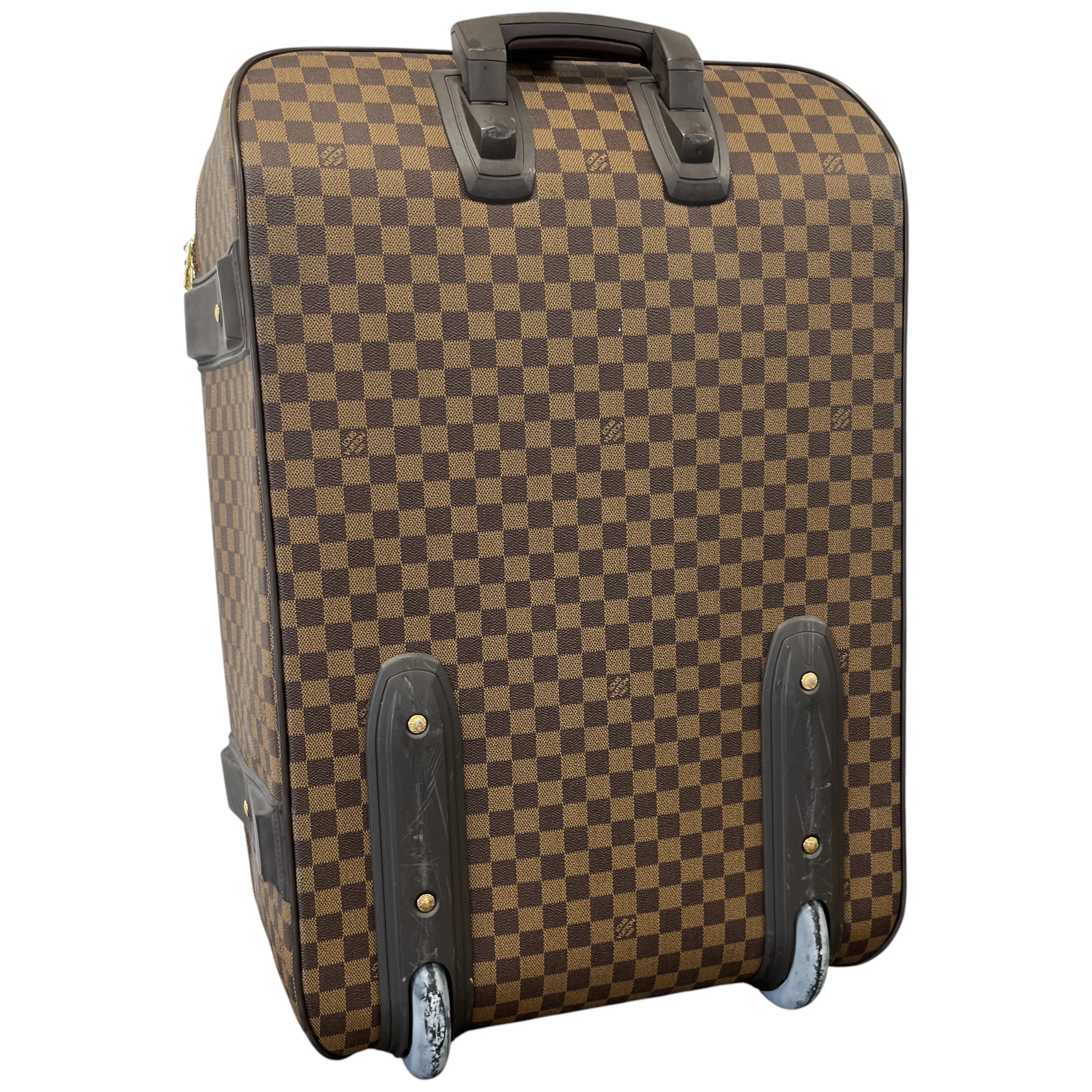 Men's Damier Ebene Pegase 65 Suitcase Brown - Image 9