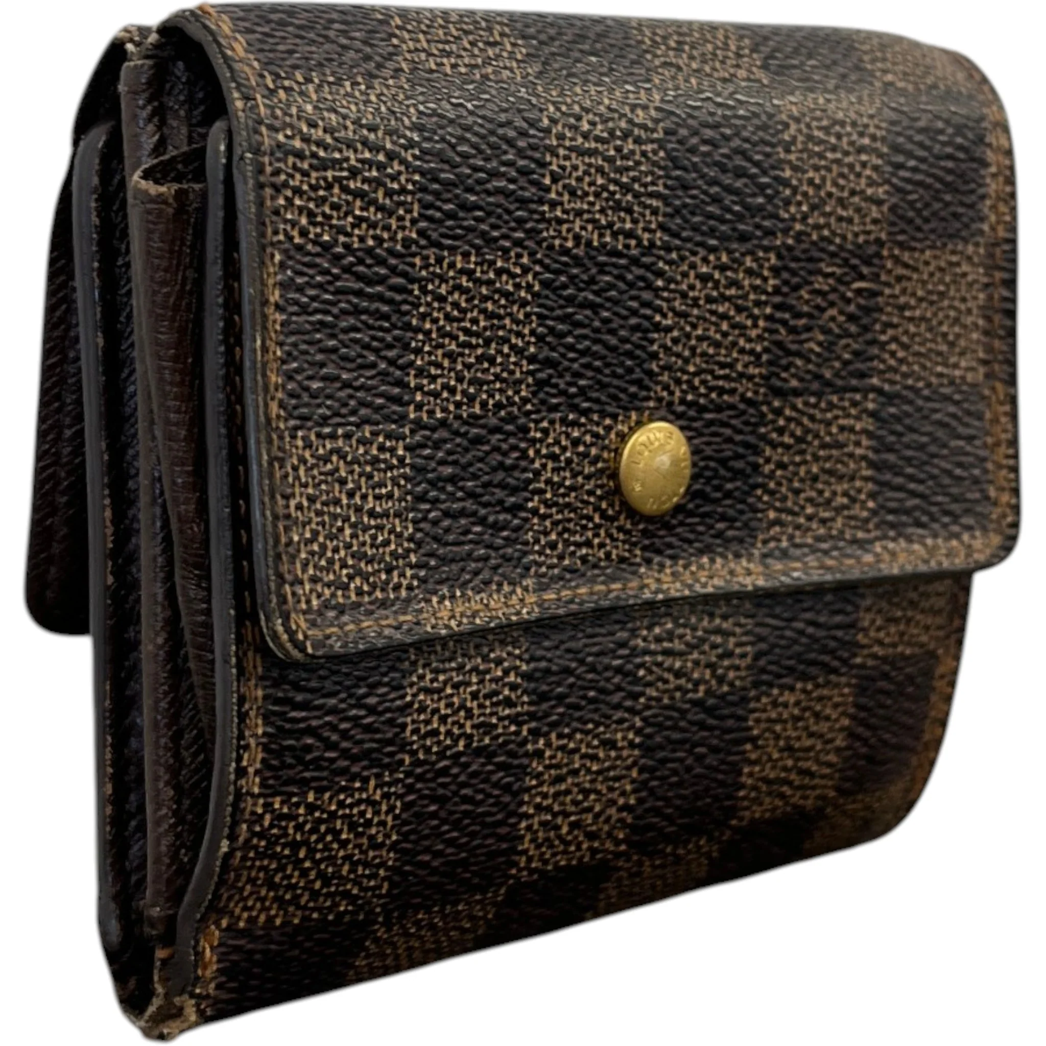 Men's Damier Ebene Portefeuille Elise Purse Brown - Image 3