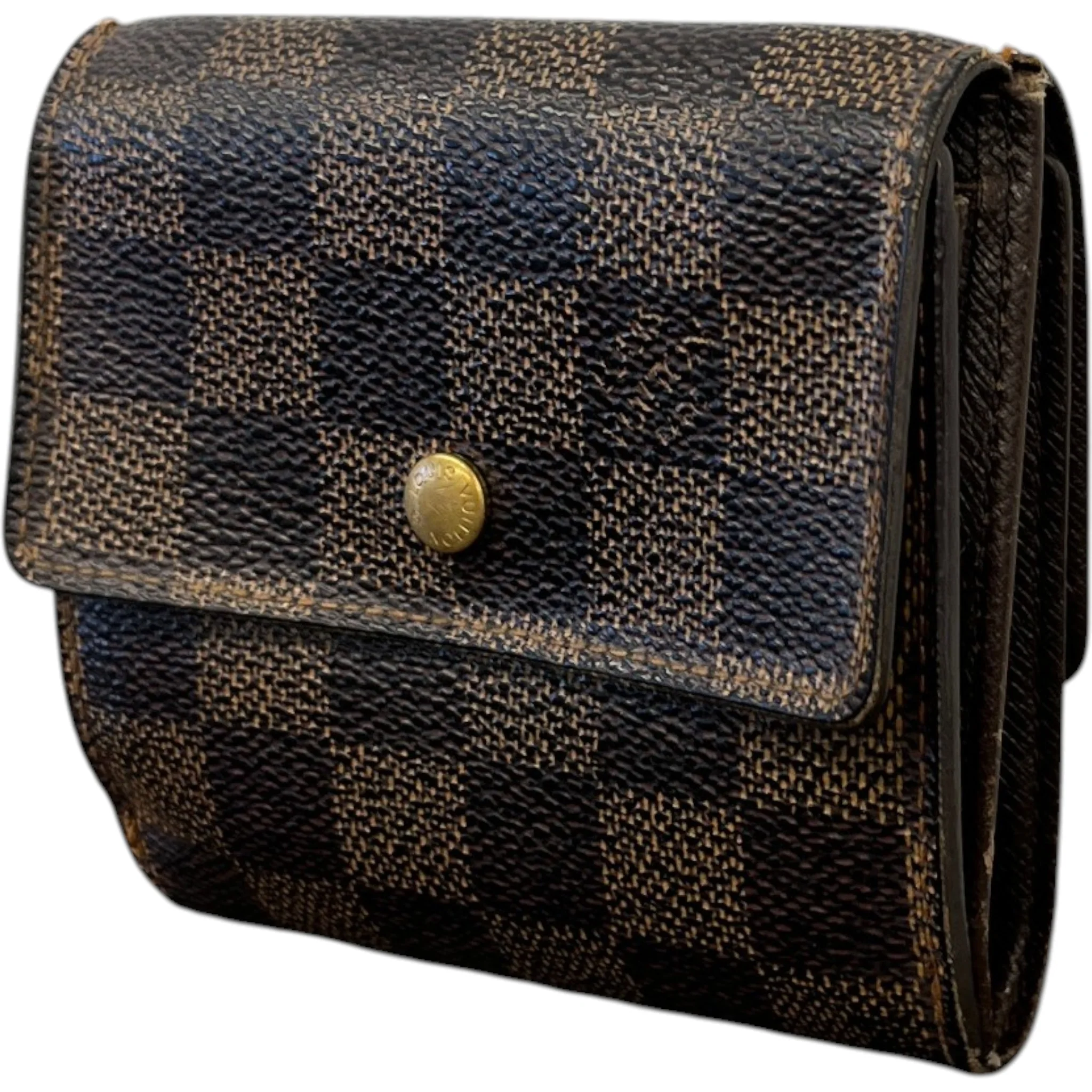 Men's Damier Ebene Portefeuille Elise Purse Brown - Image 4