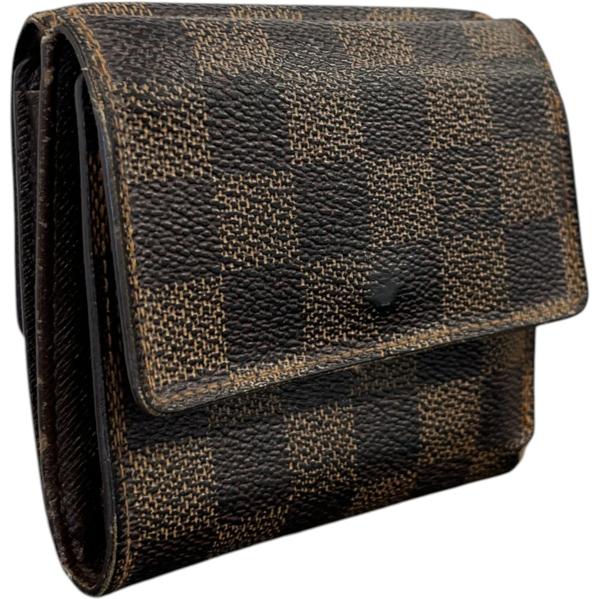 Men's Damier Ebene Portefeuille Elise Purse Brown - Image 7