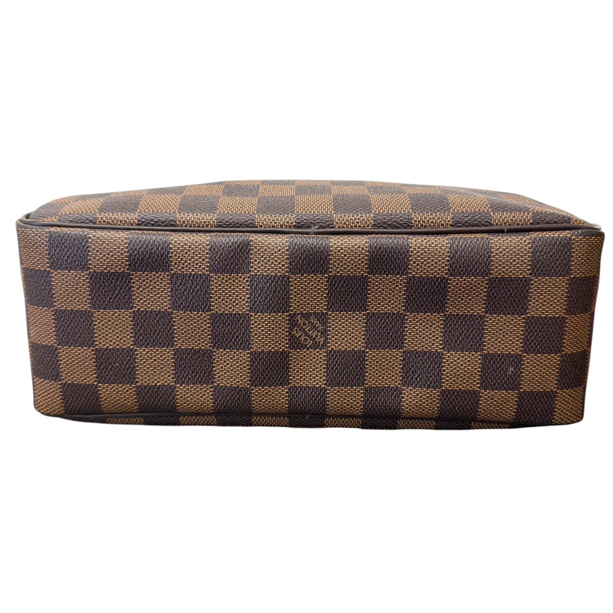 Men's Damier Ebene Trousse 25 Toiletry Bag Brown - Image 8