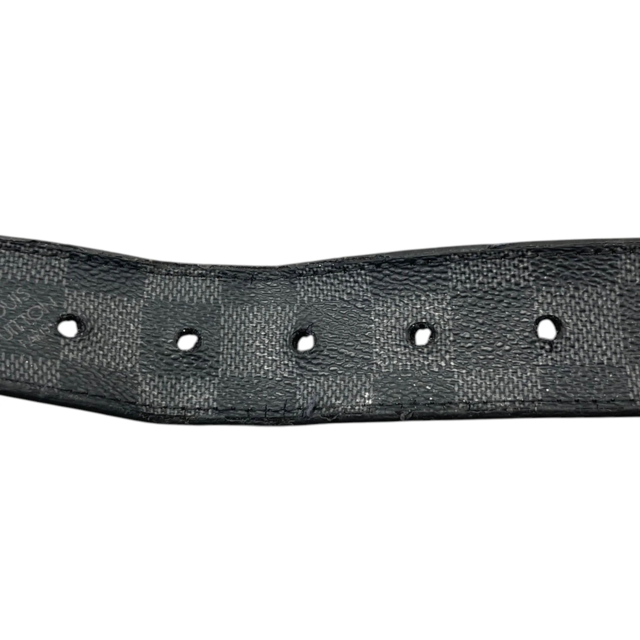 Men's Damier Eclipse Belt Black Size Waist 38" - Image 6
