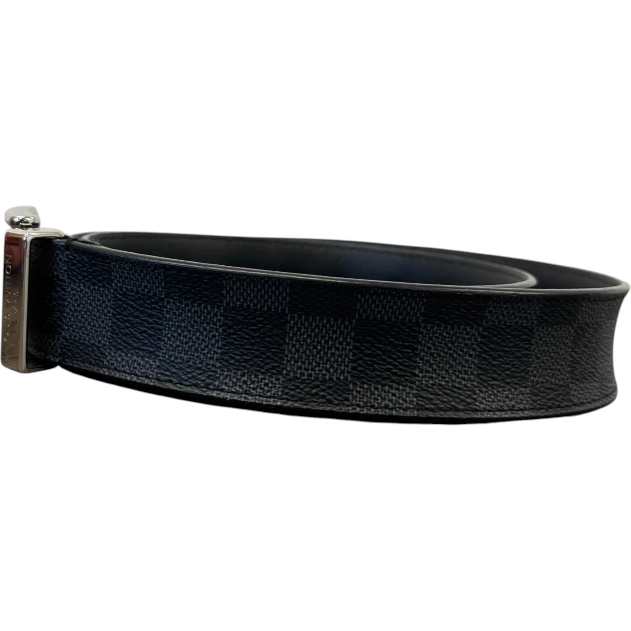 Men's Damier Graphite Belt Black Size Waist 32" - Image 3