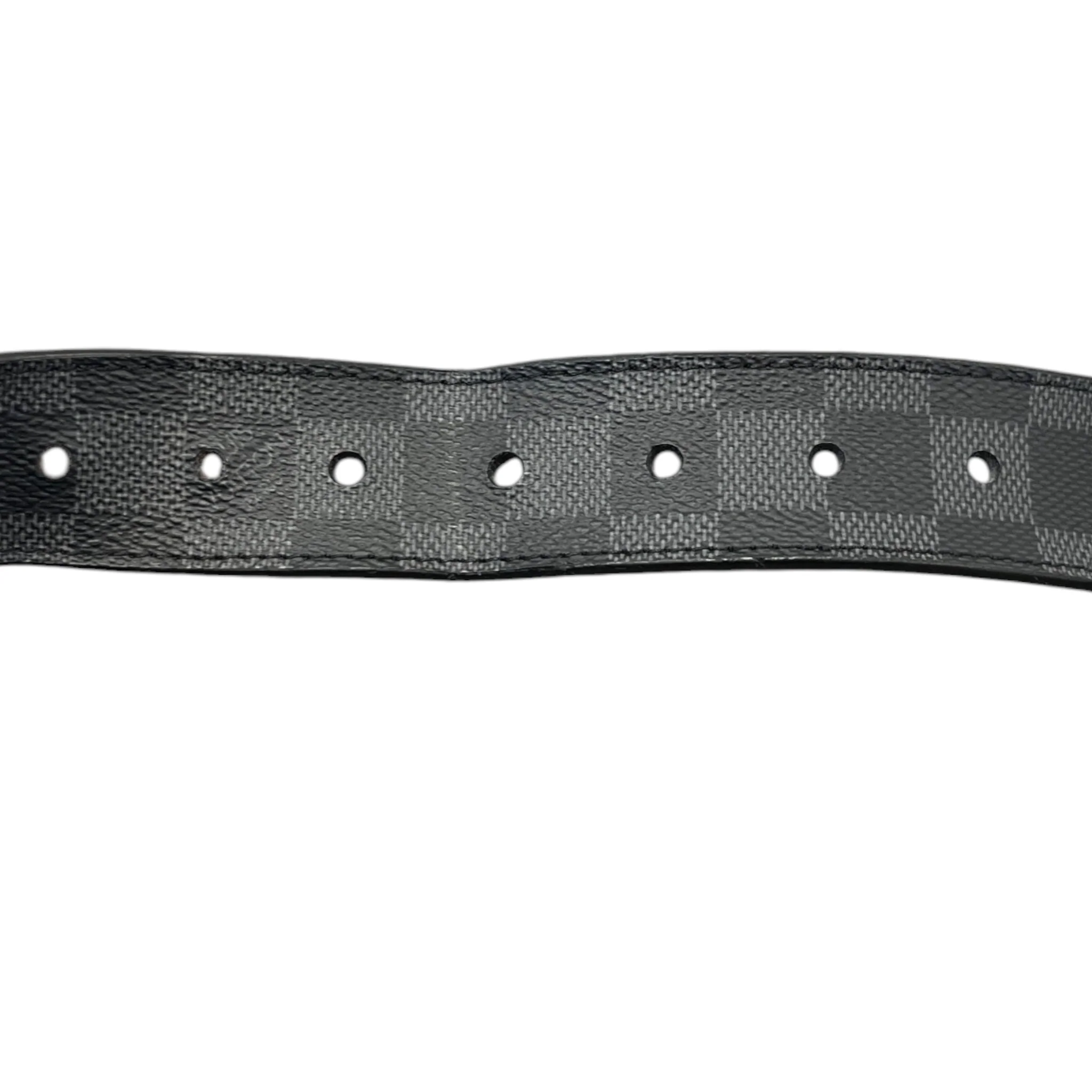 Men's Damier Graphite Belt Black Size Waist 32" - Image 6