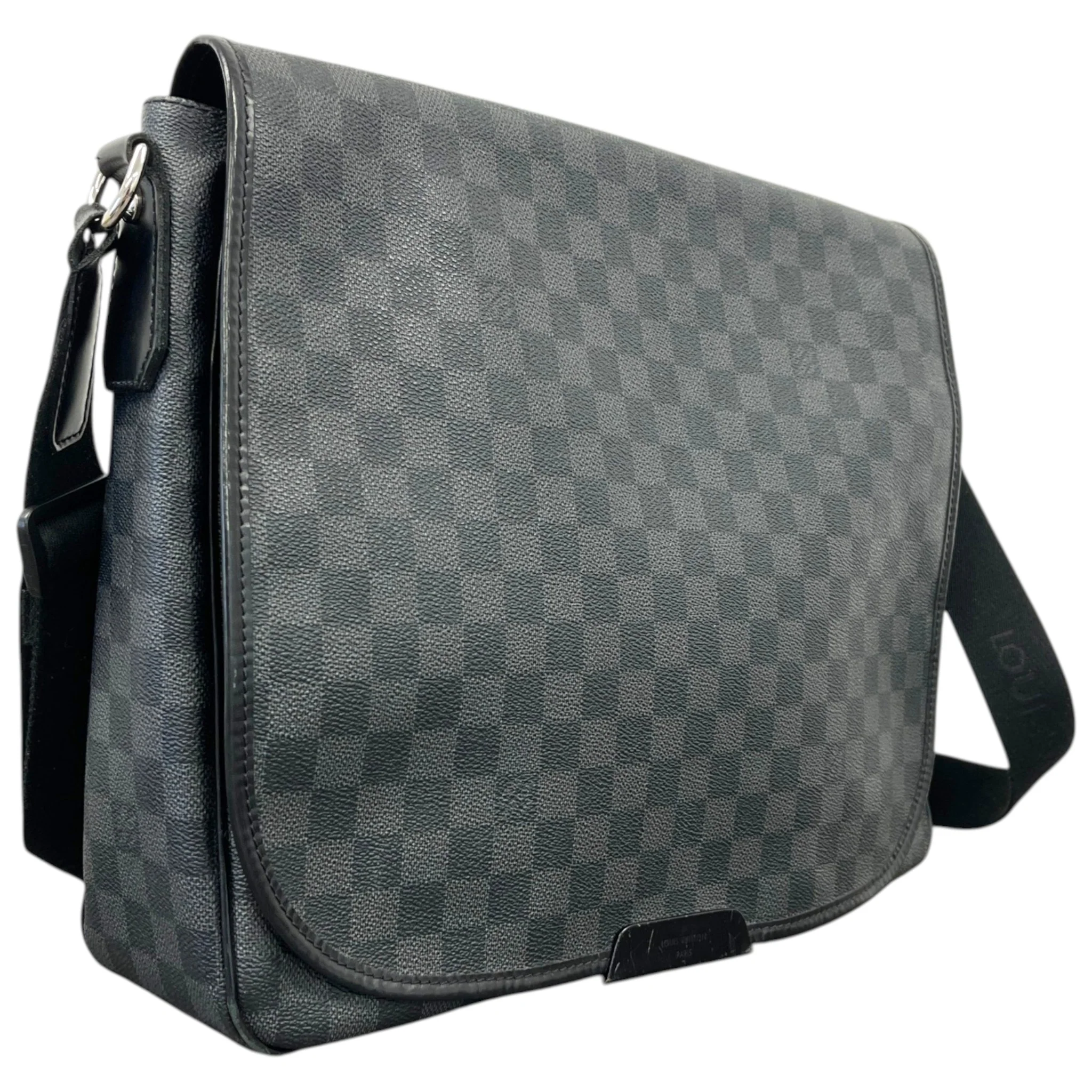 Men's Damier Graphite Daniel Mm Messenger Bag Black - Image 4