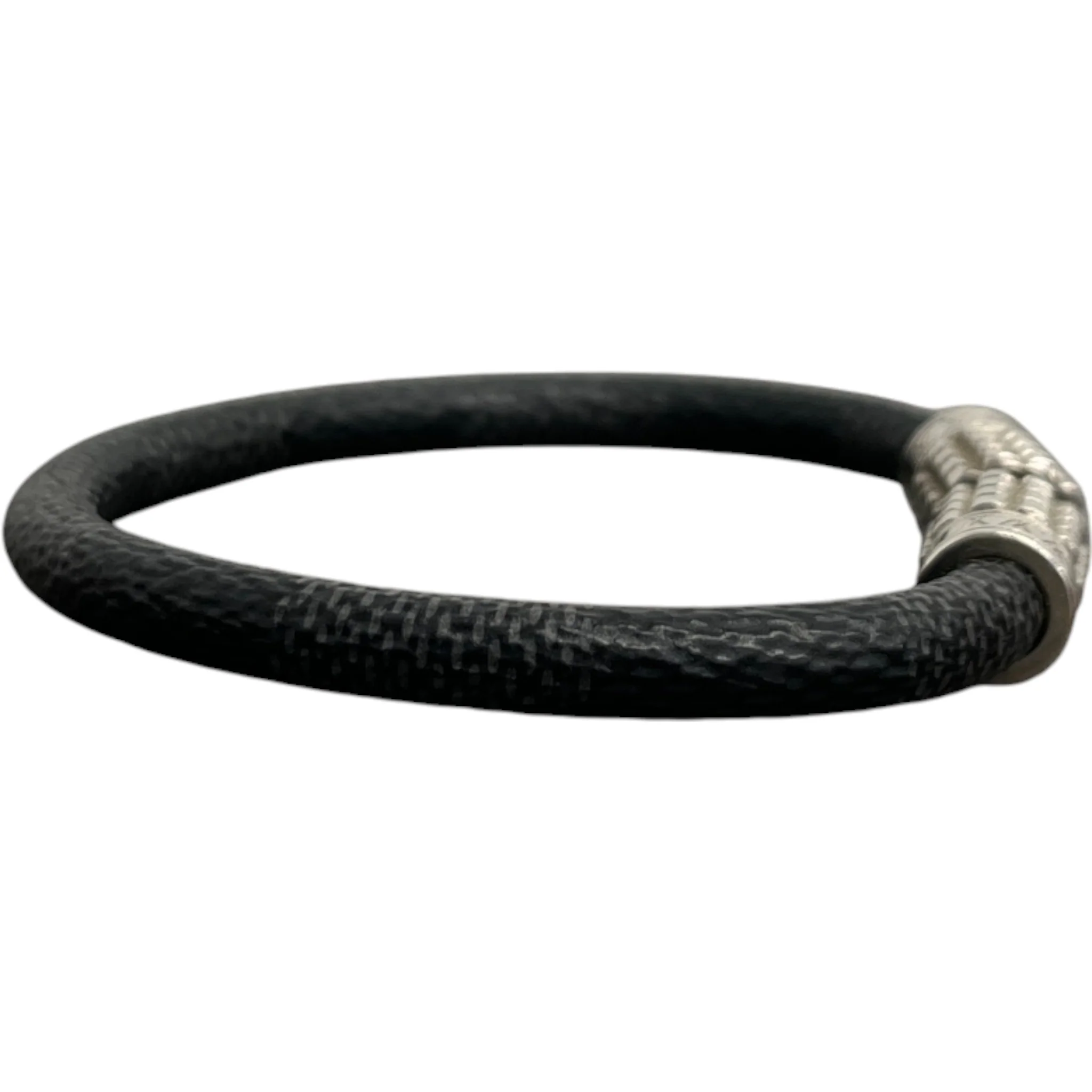 Men's Damier Graphite Digit Bracelet Black - Image 3