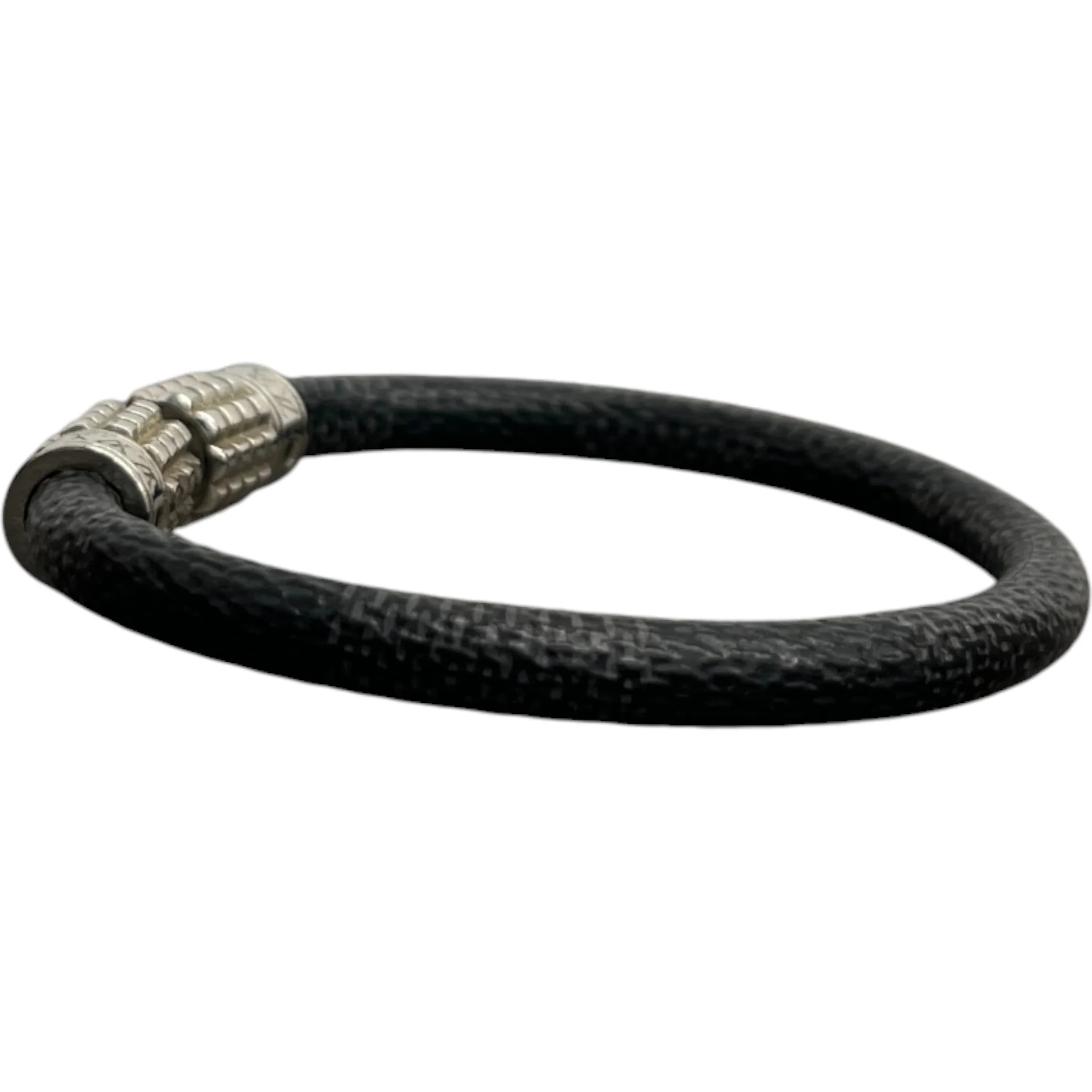 Men's Damier Graphite Digit Bracelet Black - Image 4